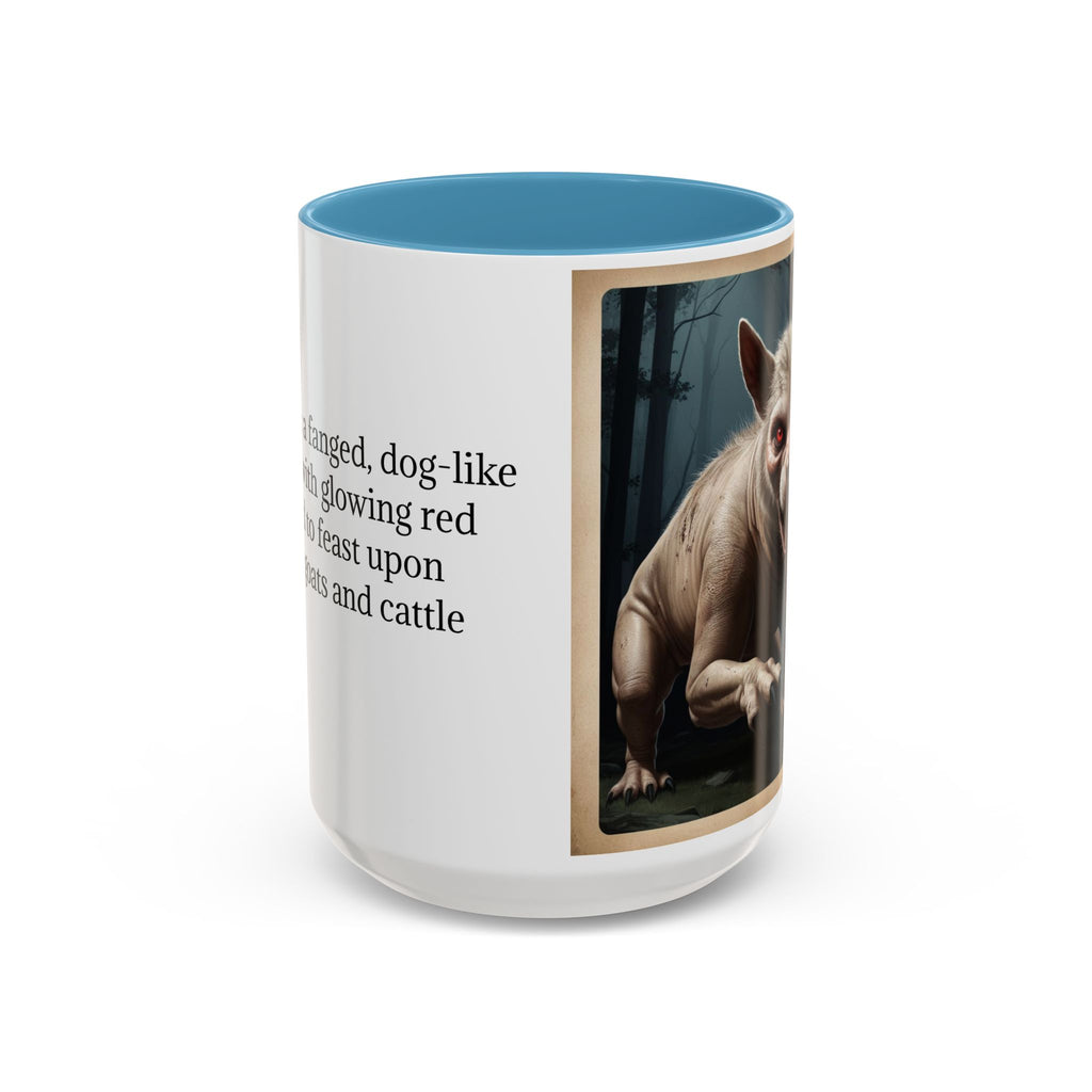 Chupacabra Mug: Supernatural Coffee Cup, Cryptid Beast, Mexican Folklore Gift