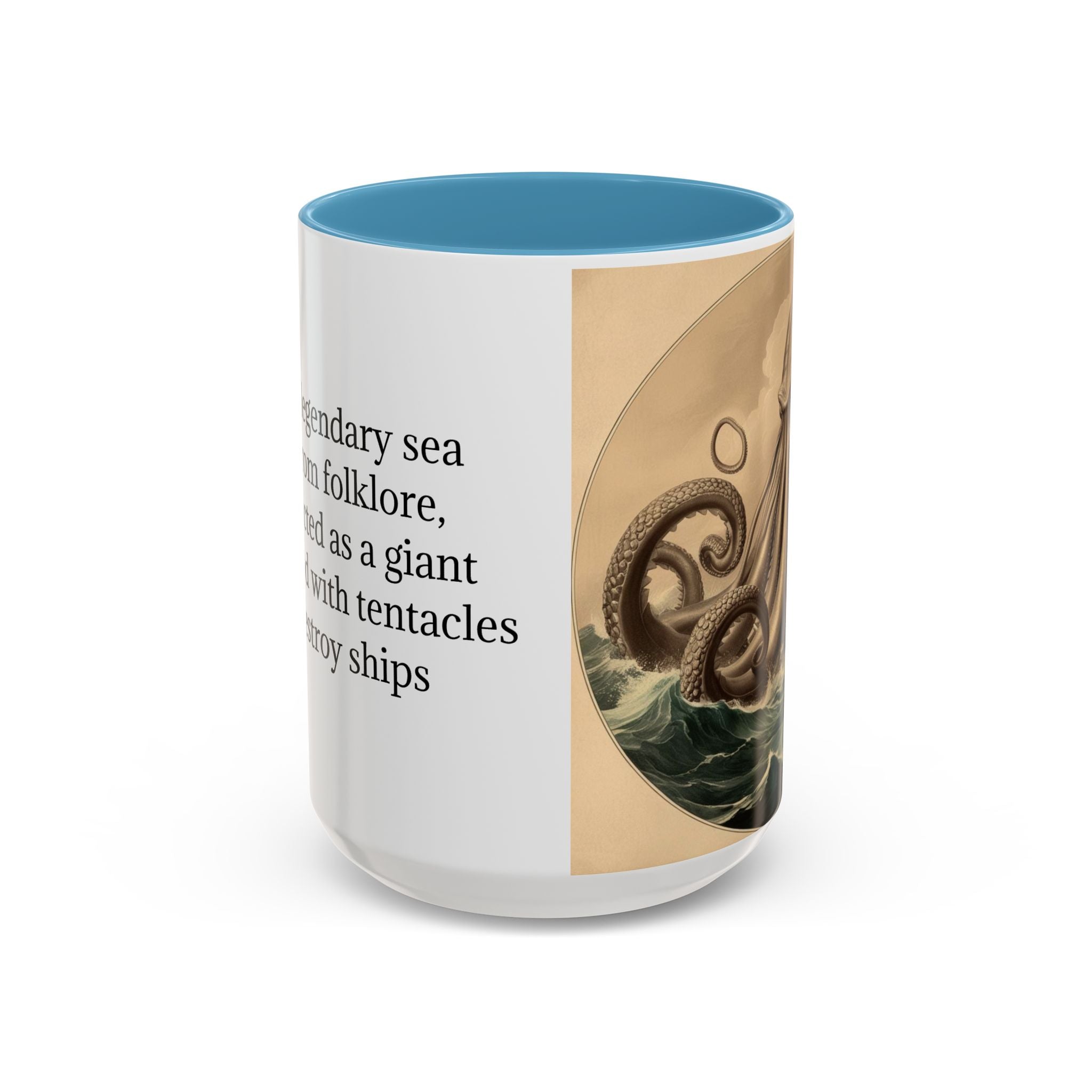 Kraken Coffee Cup: Giant Squid Coffee Mug, Mugs for Men, Mythical Creature