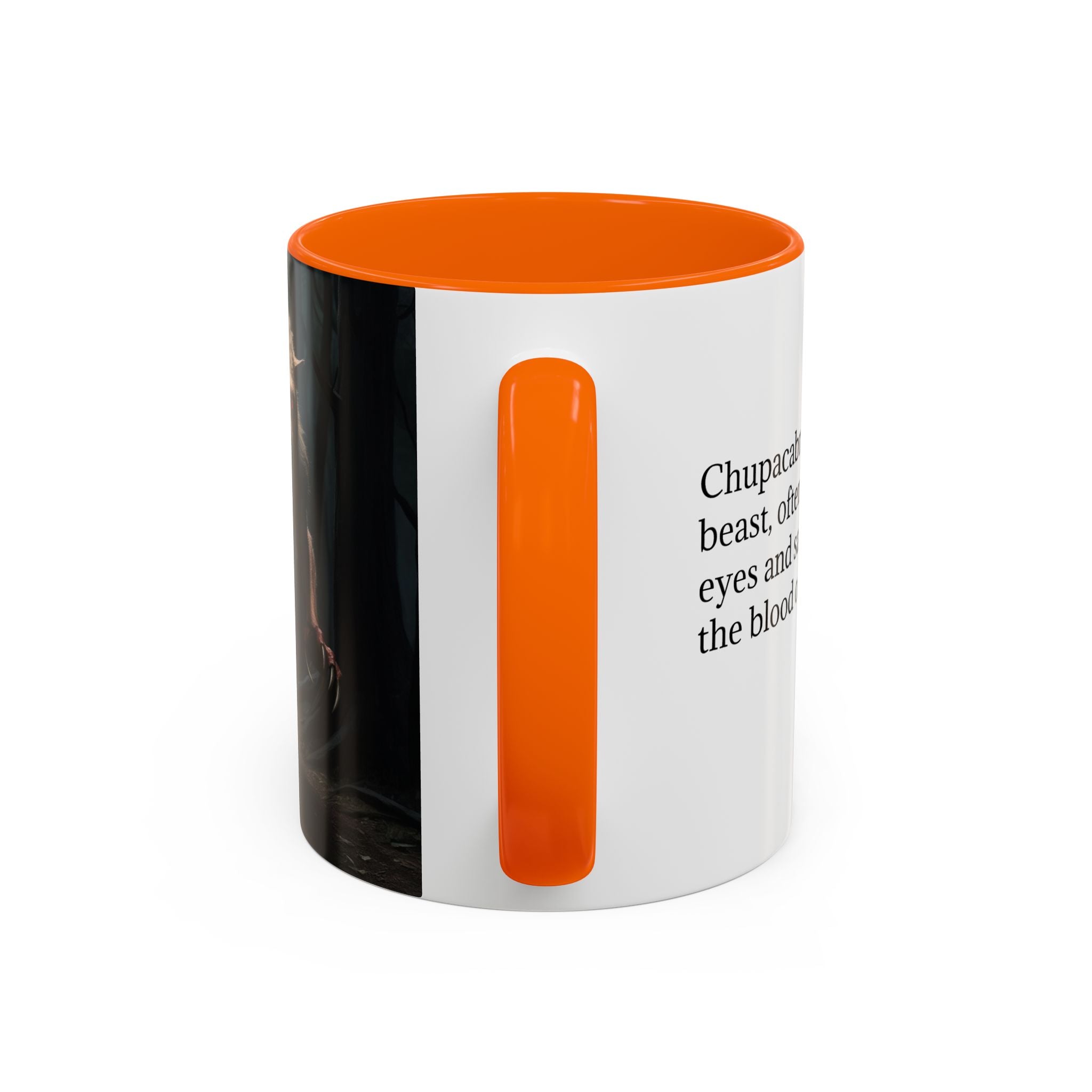 Chupacabra Coffee Mug: Supernatural Beast, Mexican Folklore Gift, Mythical Canine Cryptid