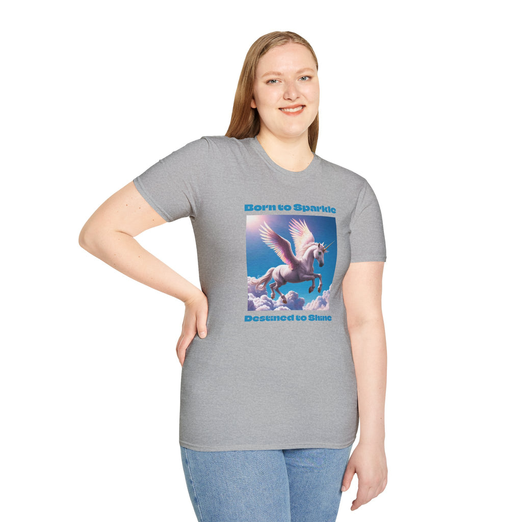 Unicorn Graphic Tee: Legendary Alicorn, Womens Cotton Shirt, Mythical Creature