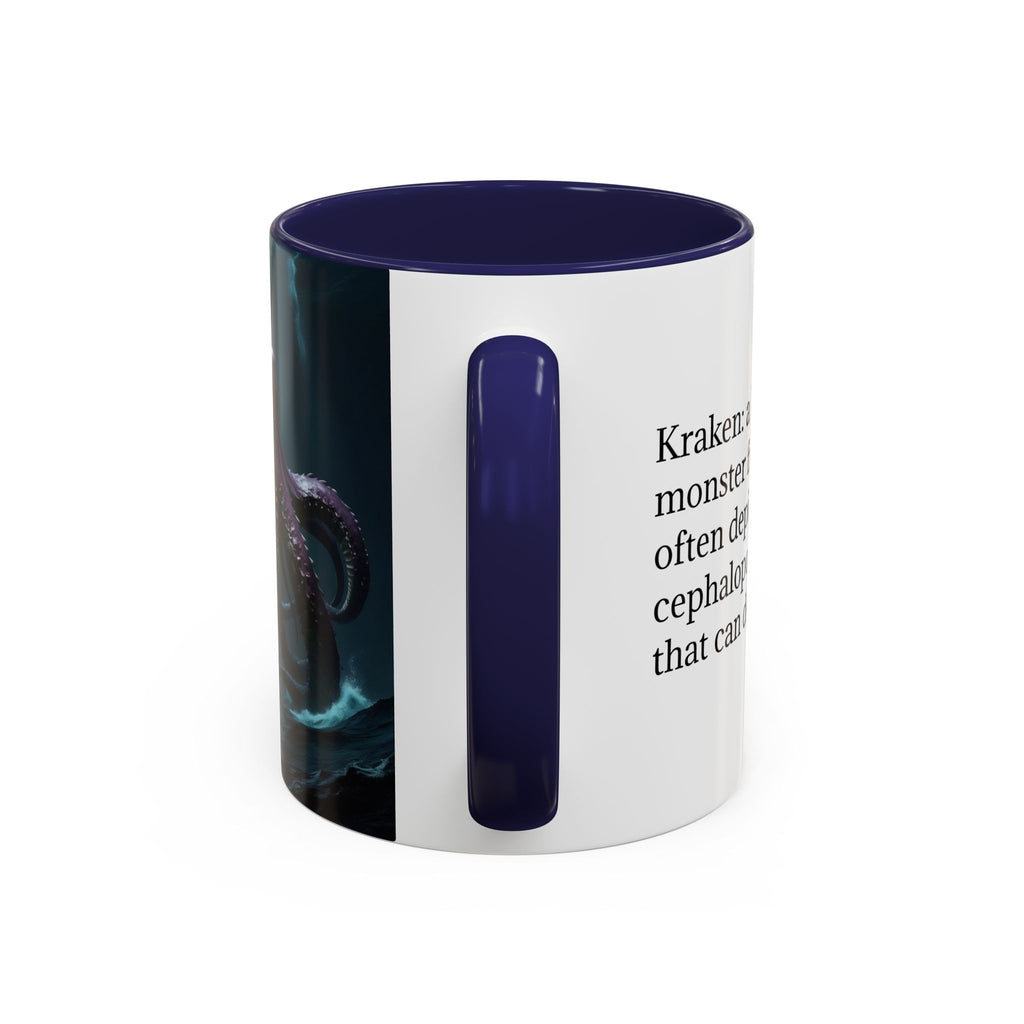 Kraken Coffee Cup: Giant Squid Coffee Mug, Mythical Creature, Octopus Gift