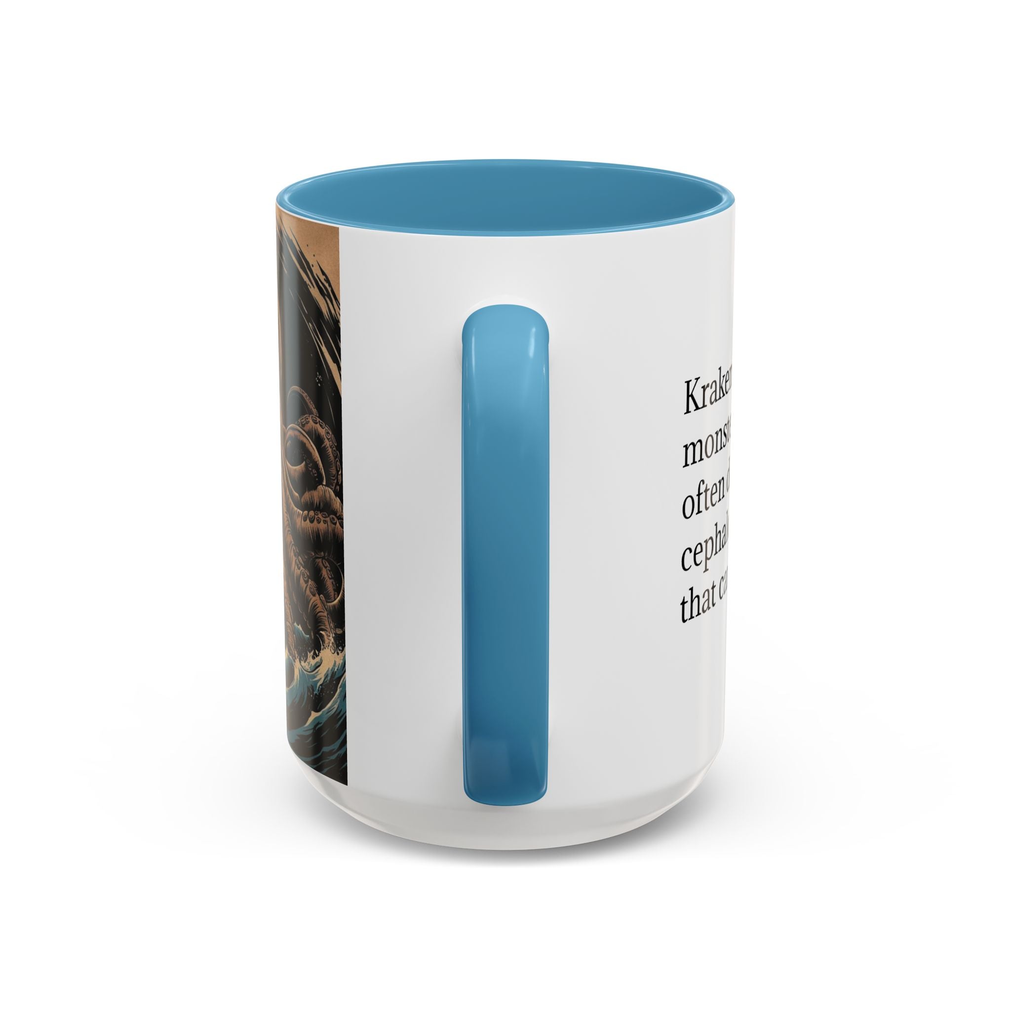 Kraken Coffee Mug: Giant Squid Coffee Cup, Sea Creature, Mugs for Men