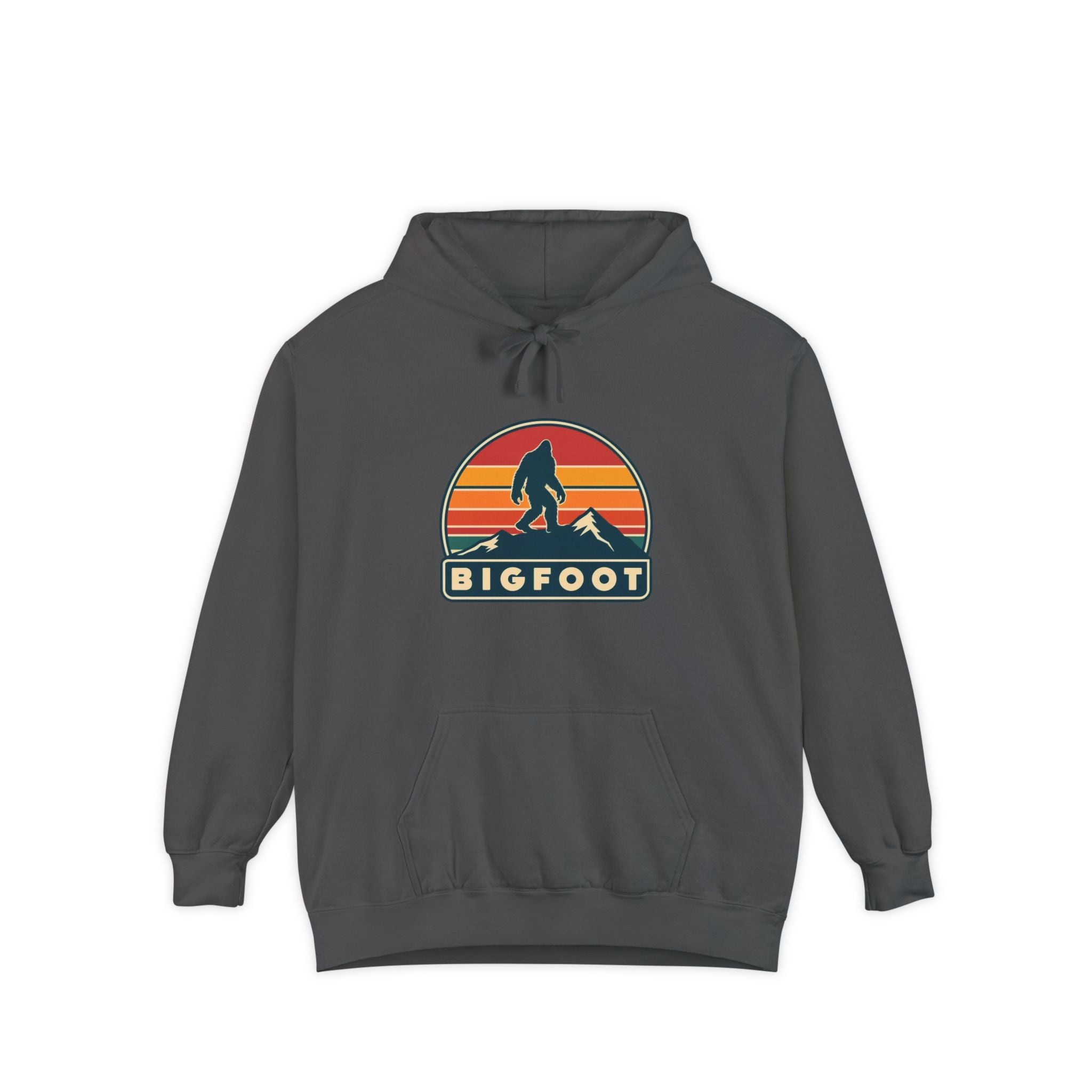Bigfoot Hoodie Comfort Colors® | Sasquatch Sweatshirt, Cozy Unisex Pullover, Wilderness Adventure Apparel,