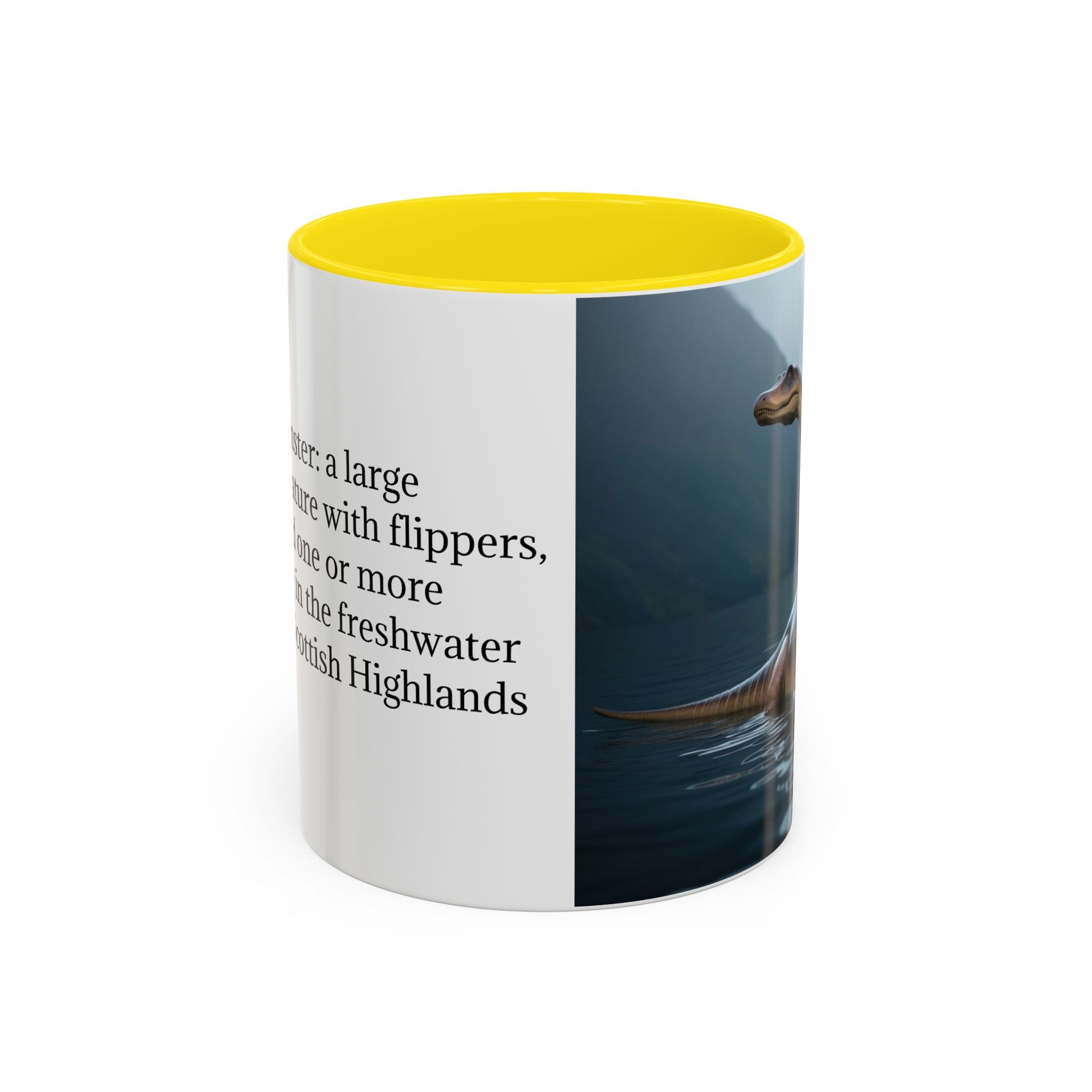 Loch Ness Monster Coffee Cup: Nessie Cryptid Gift, Scottish Sea Creature