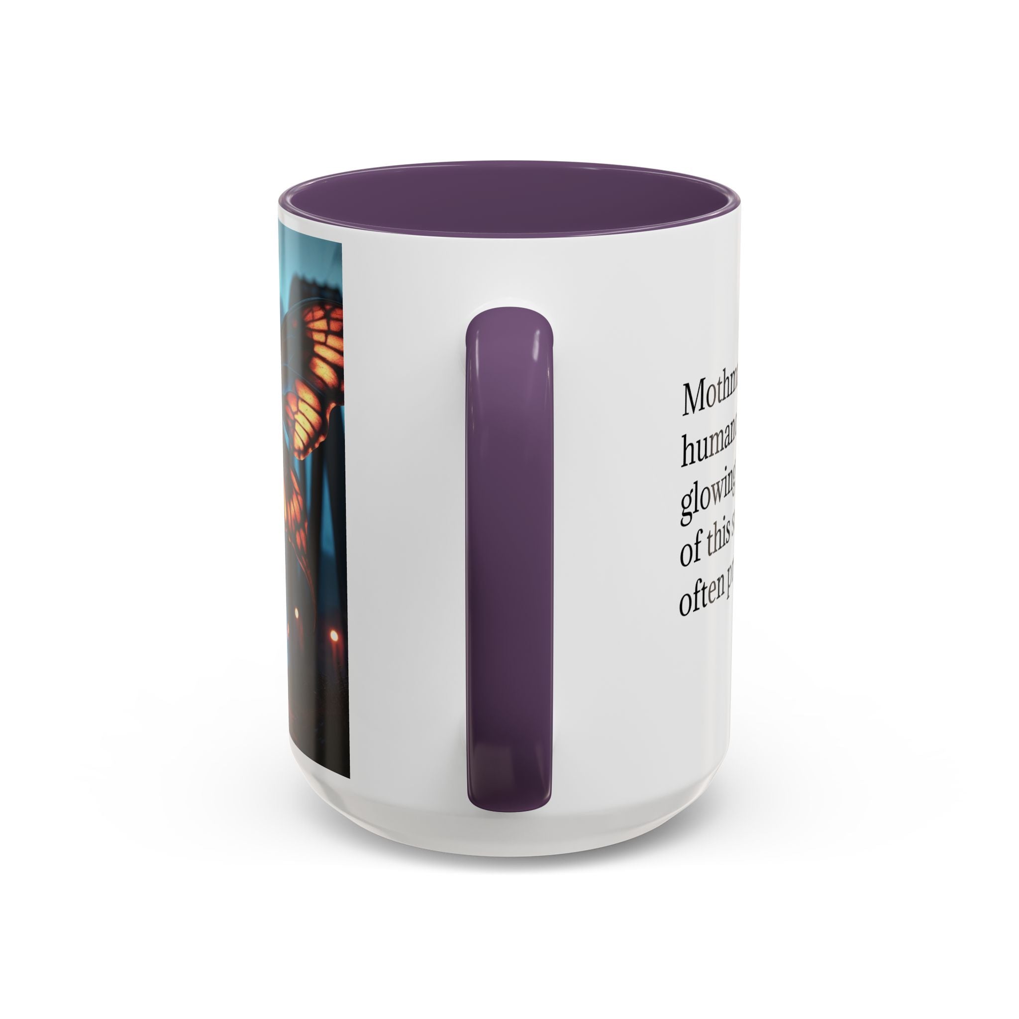 Mothman Coffee Mug: Supernatural Monster, Legendary Creature, Cryptid Gift (Bridge)