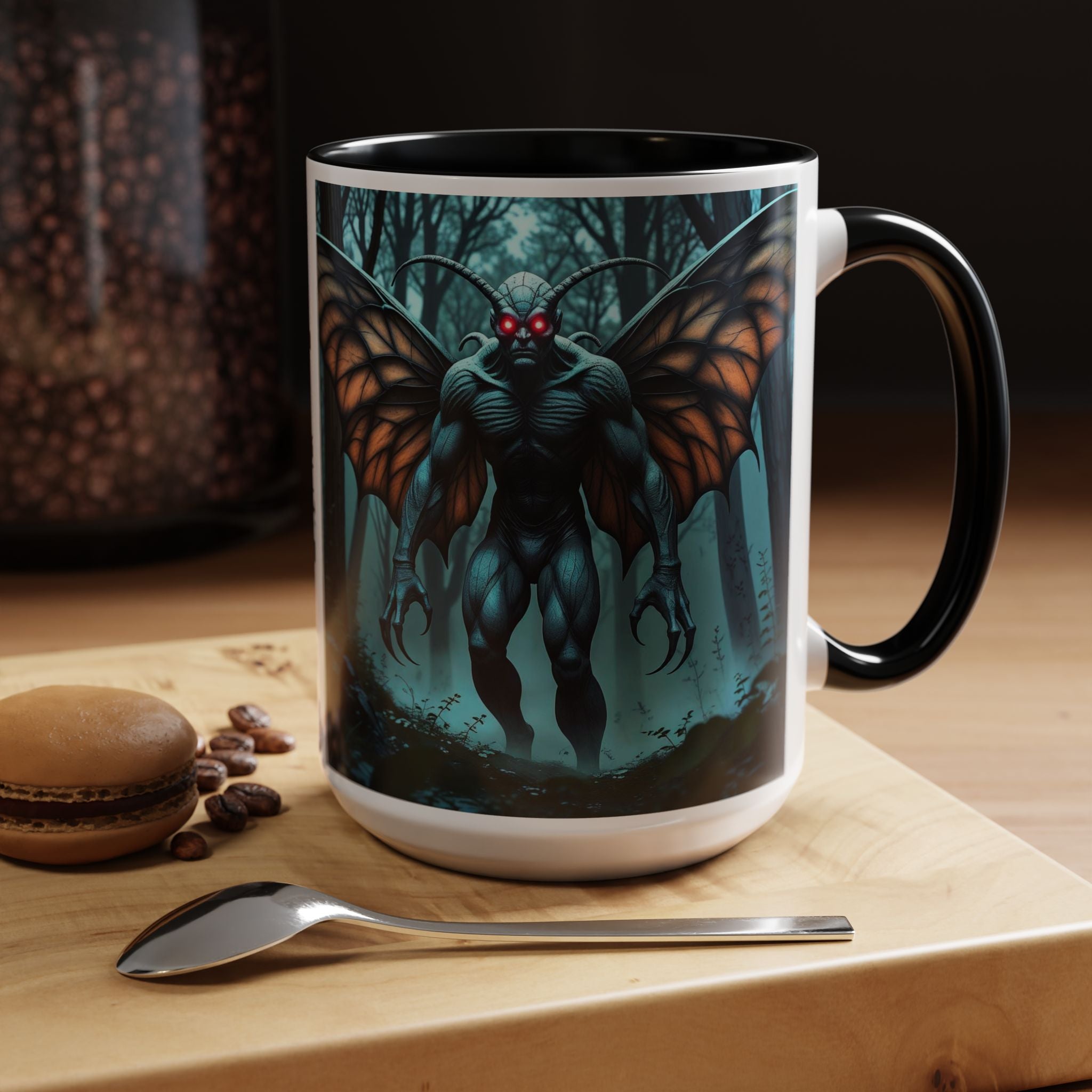 Mothman Mug: Supernatural Coffee Cup, Mythical Creature, Urban Legend (Forrest)