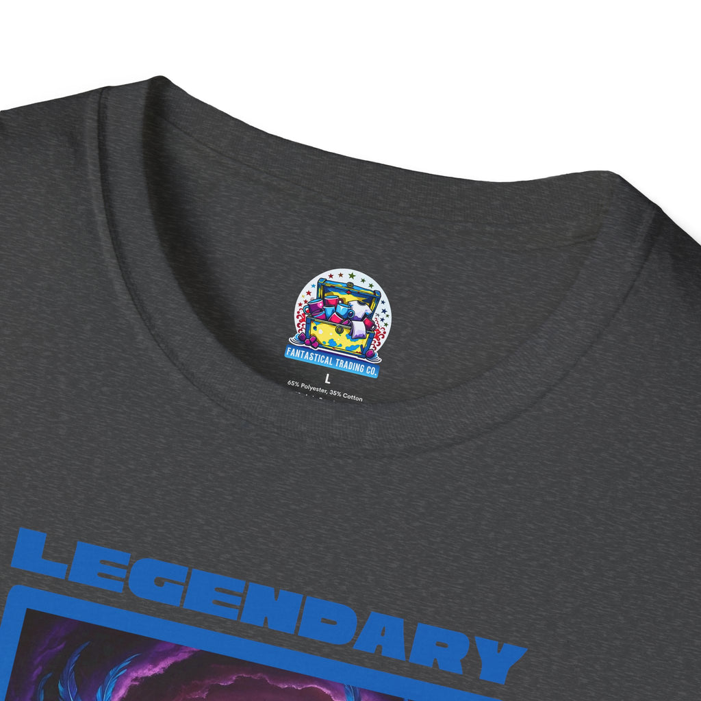 Phoenix Shirt: Rise from the Ashes, Soft Cotton T-Shirt, Legendary Graphic Tee (Blue)