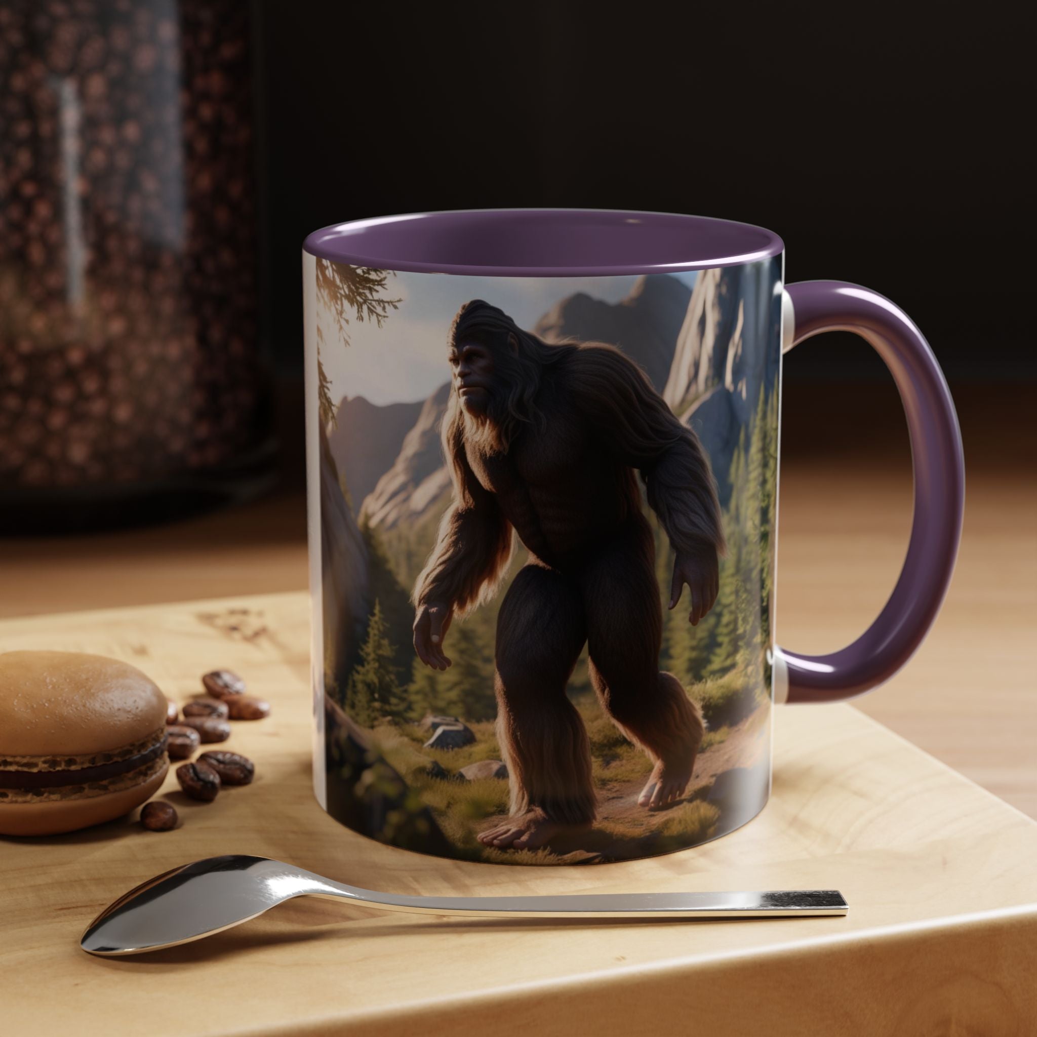 Bigfoot Coffee Cup: Sasquatch Coffee Mug, Pacific Northwest Cryptid, Mythical Creature