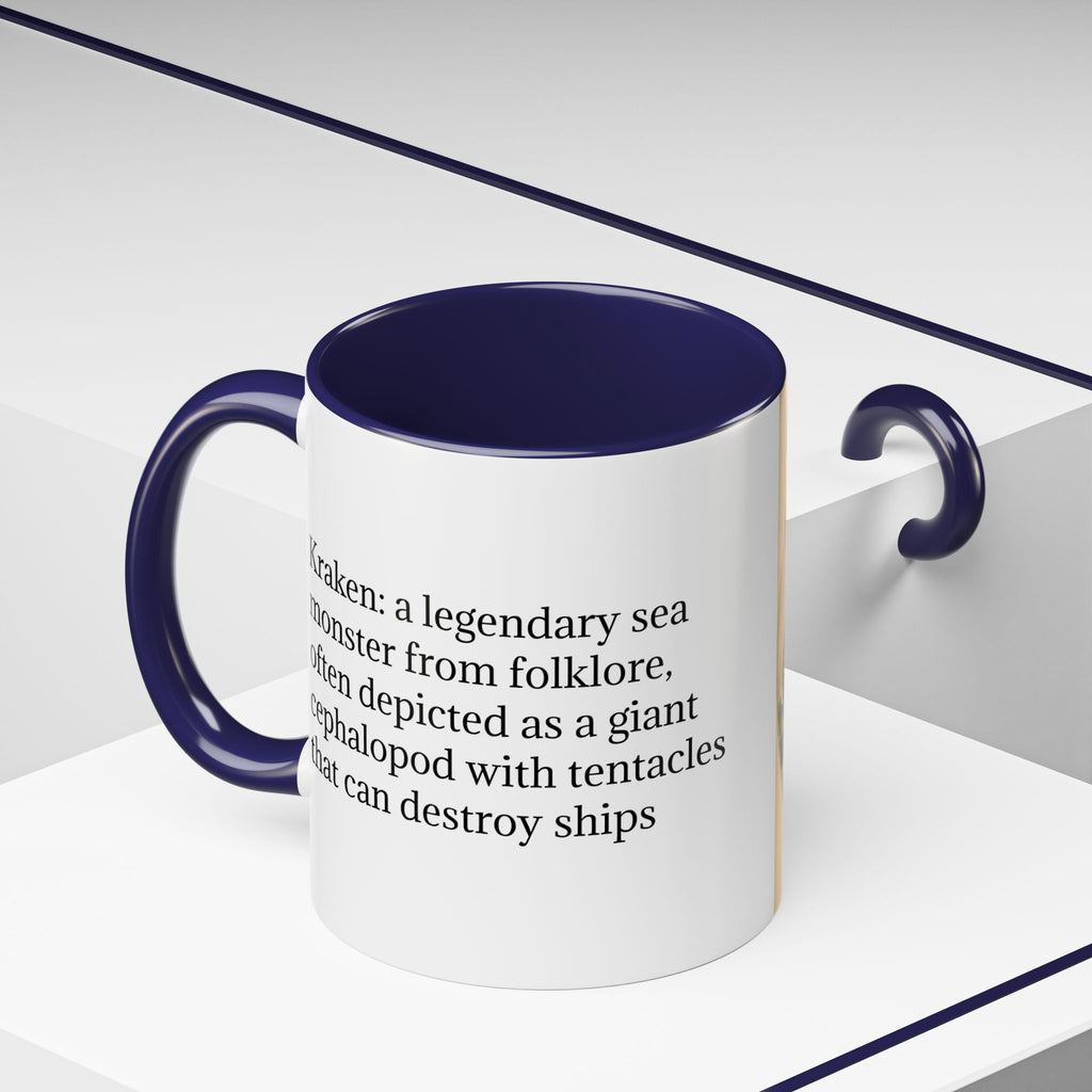 Kraken Coffee Cup: Giant Squid Coffee Mug, Mugs for Men, Mythical Creature