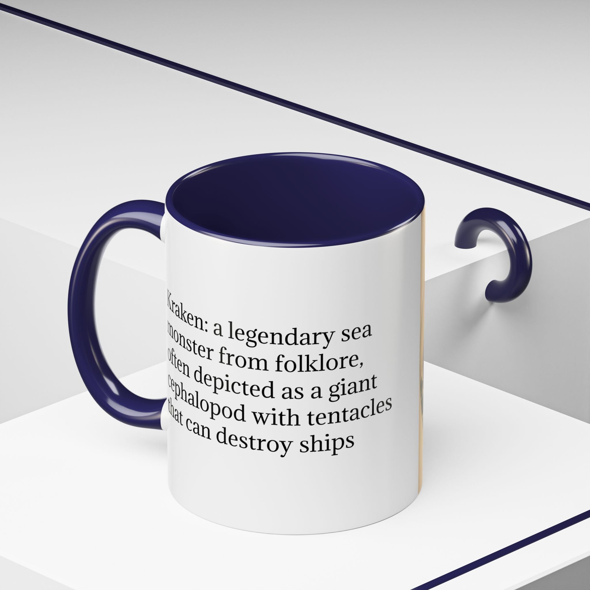 Kraken Coffee Cup: Giant Squid Coffee Mug, Mugs for Men, Mythical Creature