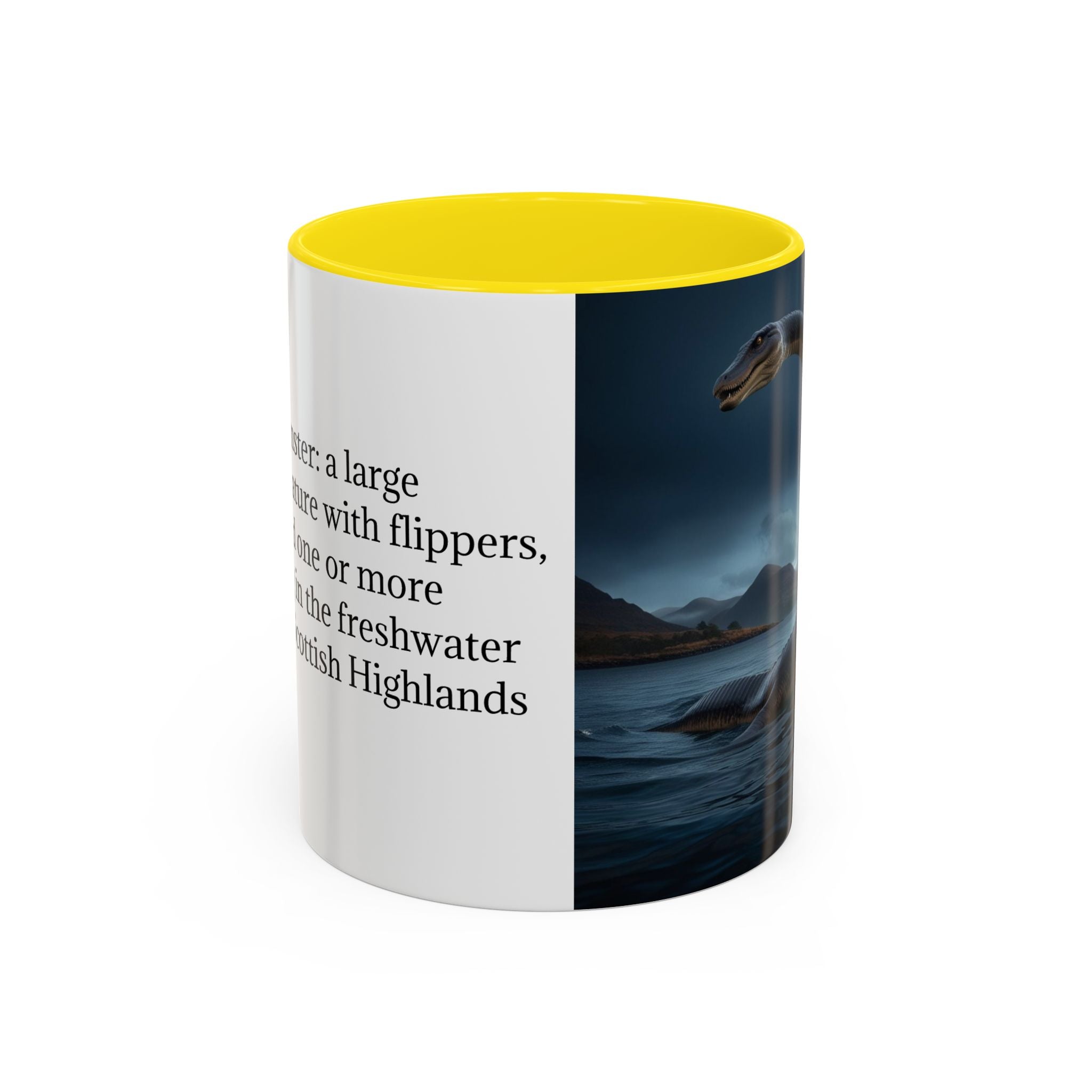 Loch Ness Monster: Nessie Coffee Cup, Legendary Sea Creature, Plesiosaurus Gift