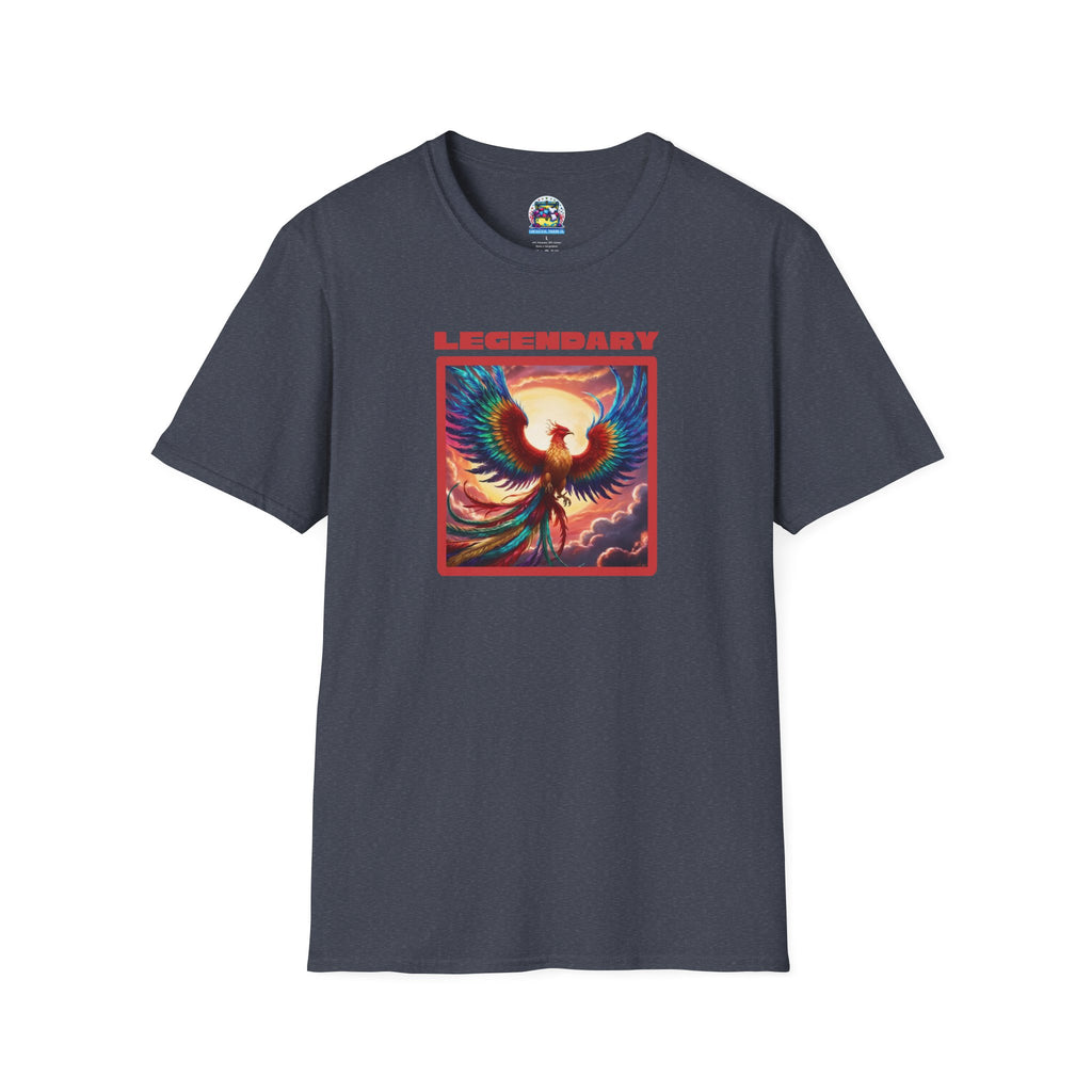 Phoenix Graphic Tee: Legendary Bird, Soft Cotton Shirt, Phoenix Rising Gift