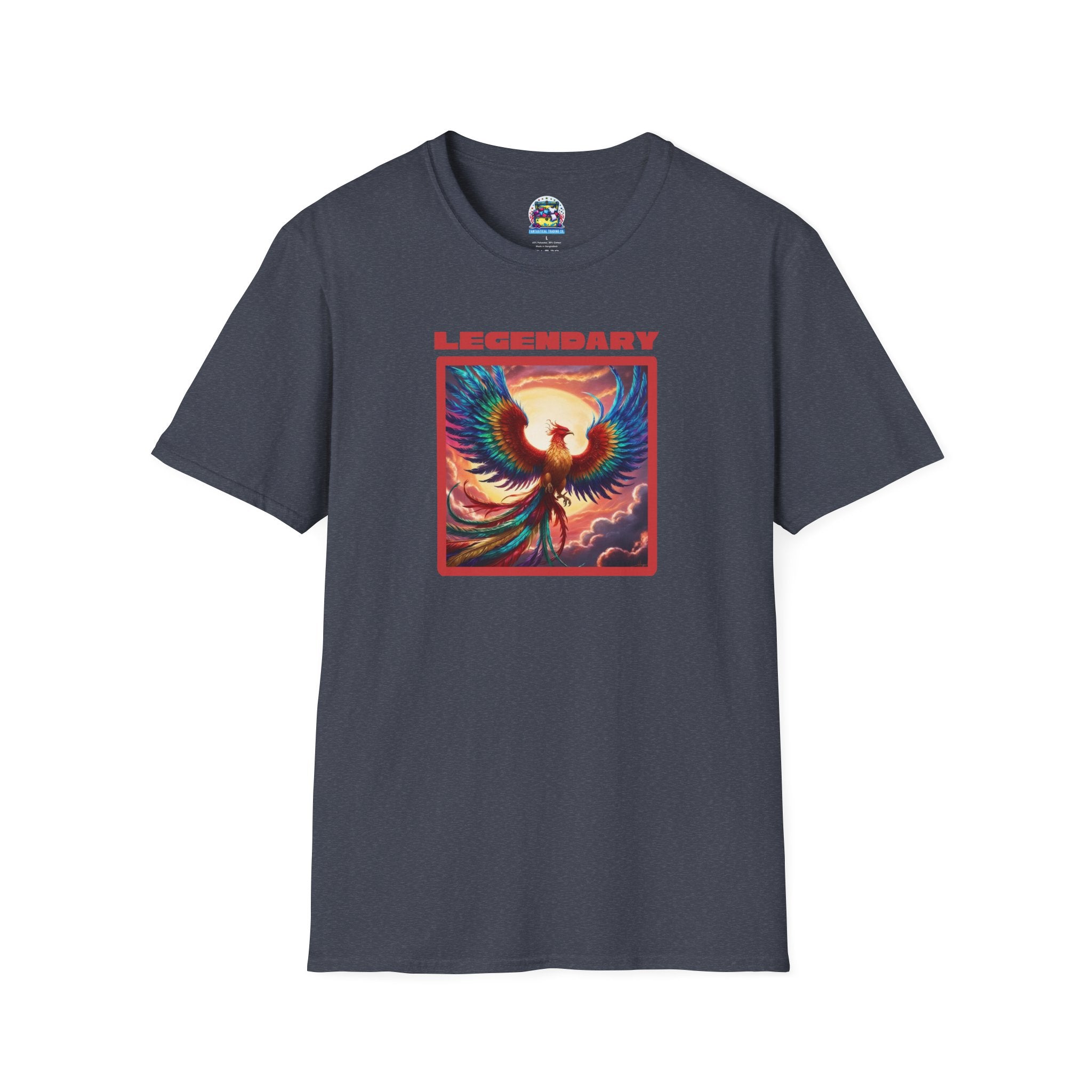 Phoenix Graphic Tee: Legendary Bird, Soft Cotton Shirt, Phoenix Rising Gift