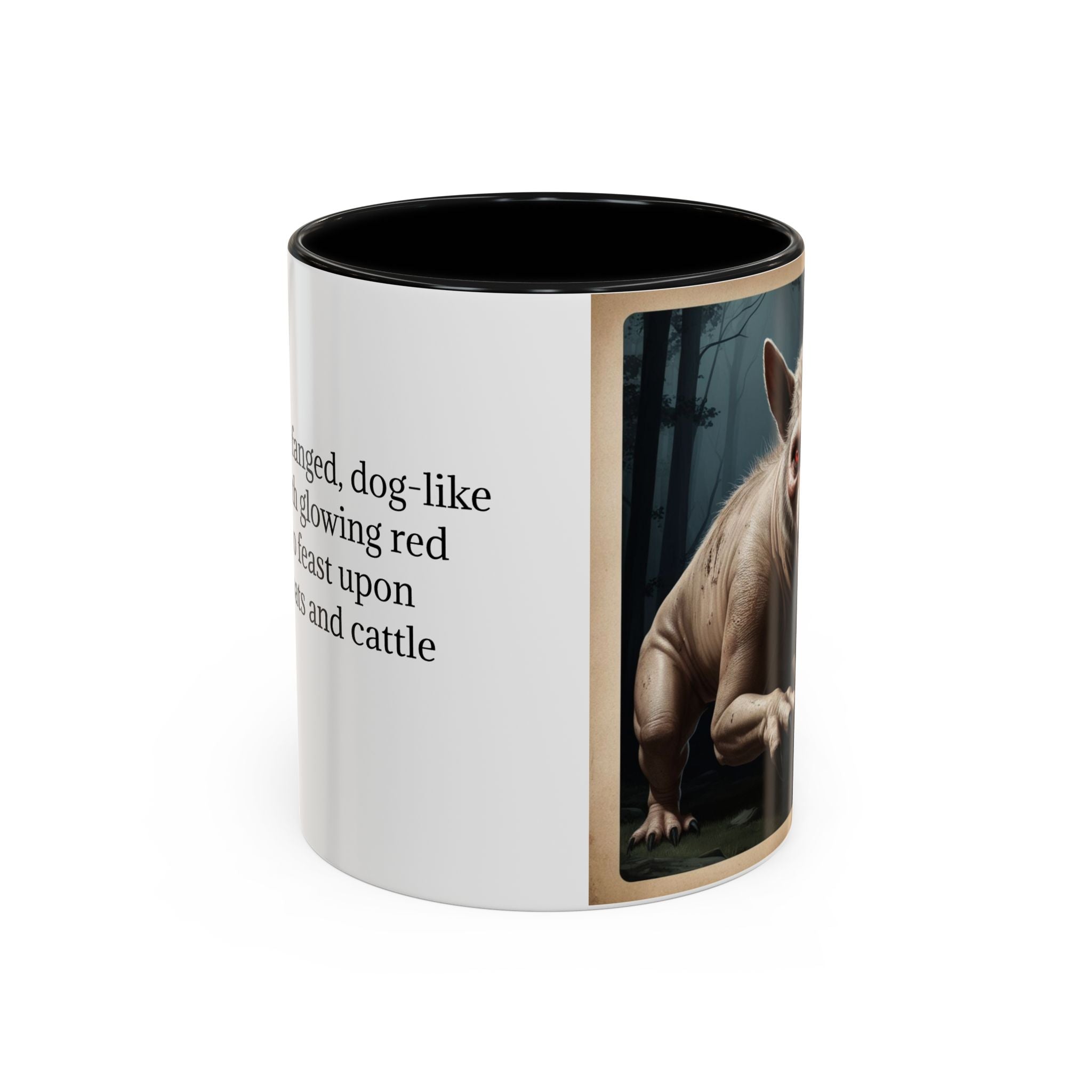 Chupacabra Mug: Supernatural Coffee Cup, Cryptid Beast, Mexican Folklore Gift
