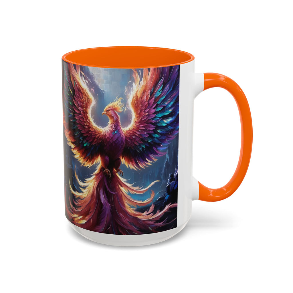 Phoenix Rising Coffee Mug: Firebird, Legendary Creature Coffee Cup, Gift for Women