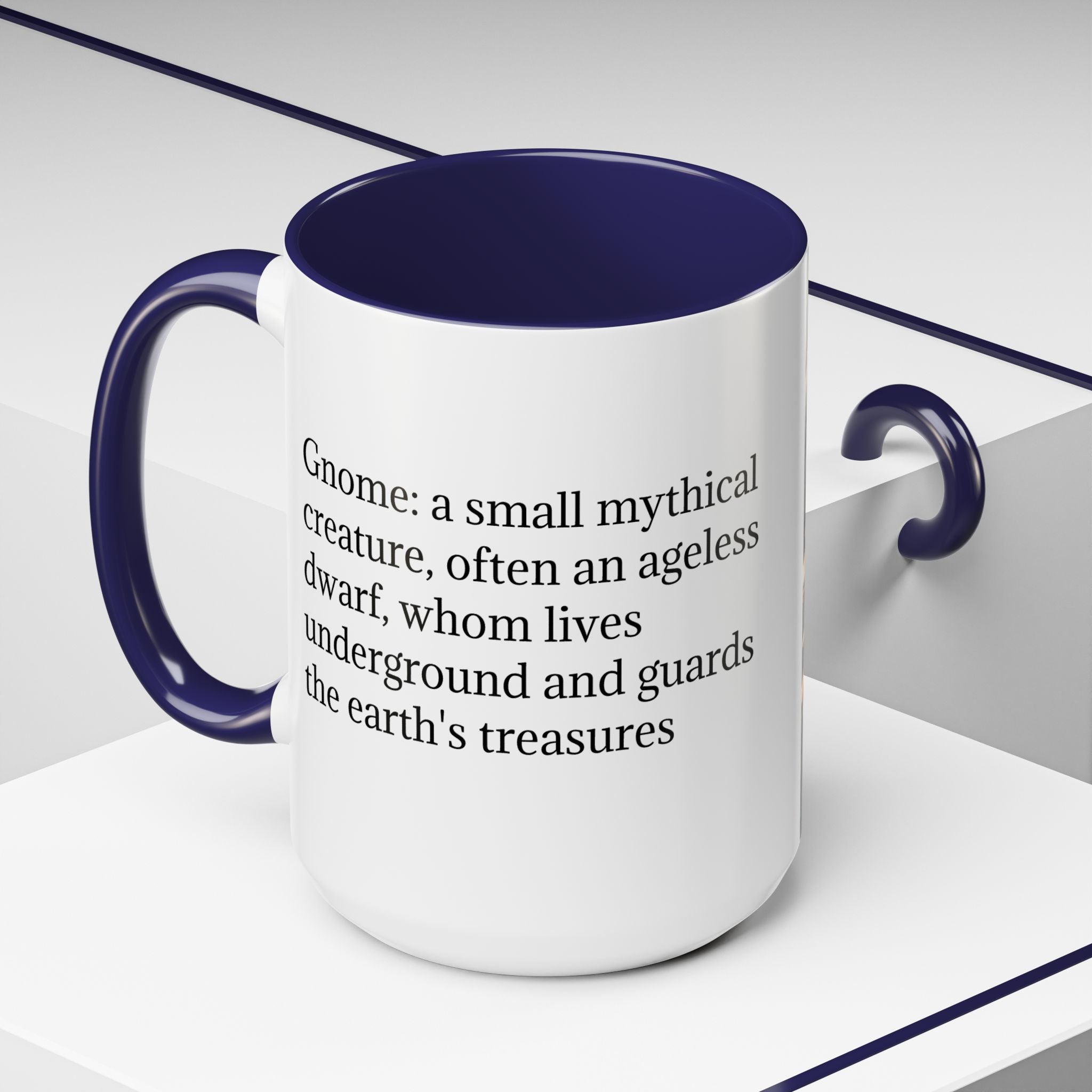 Gnome Coffee Mug: Nordic Folklore Gift, Scandinavian Nisse, Enchanted Mushroom Garden