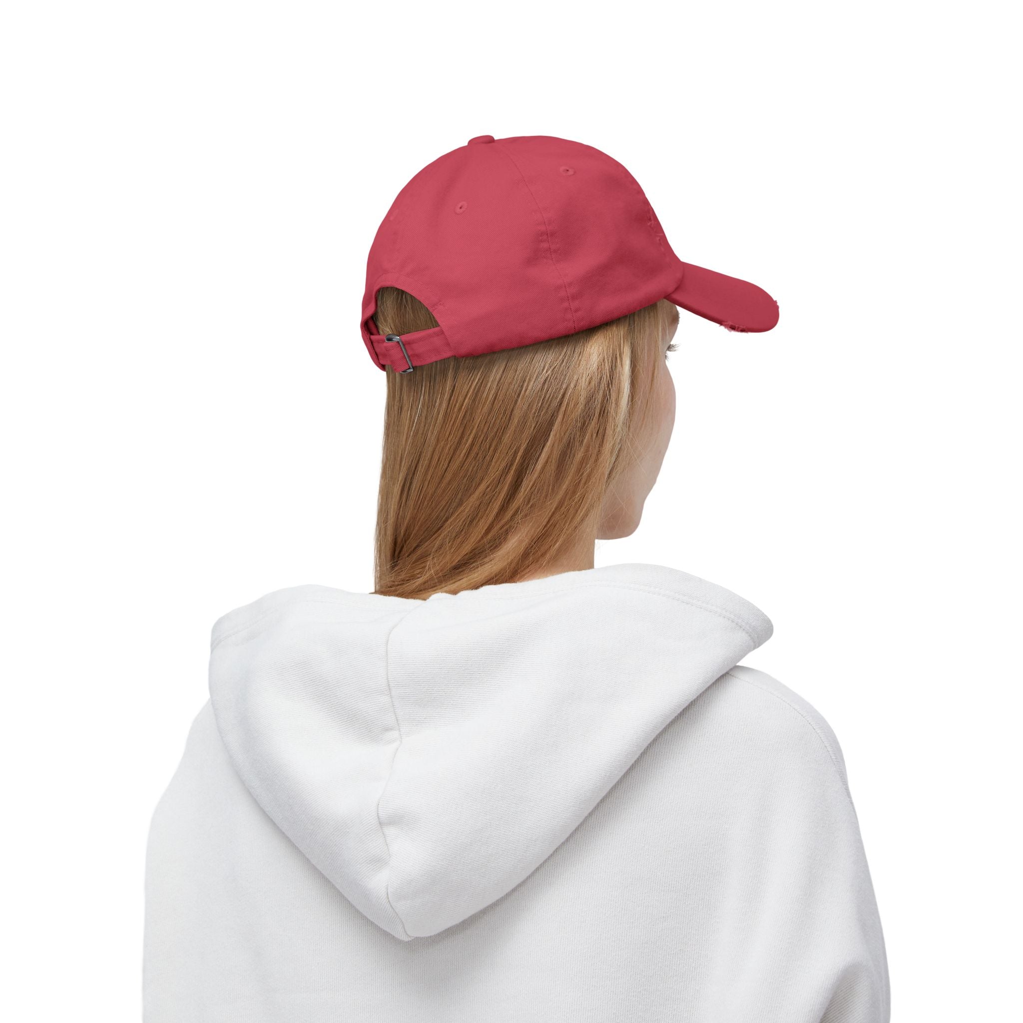 Loch Ness Monster: Unisex Distressed Cap, Adjustable Strap, Casual Outdoor Style (Maroon)