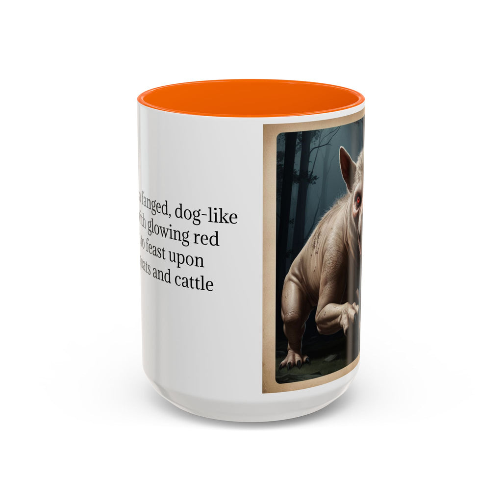 Chupacabra Mug: Supernatural Coffee Cup, Cryptid Beast, Mexican Folklore Gift