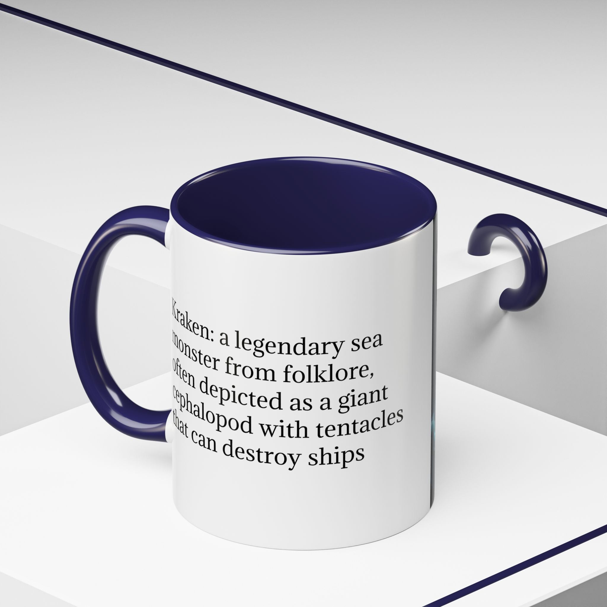 Kraken Coffee Cup: Giant Squid Coffee Mug, Mythical Creature, Octopus Gift