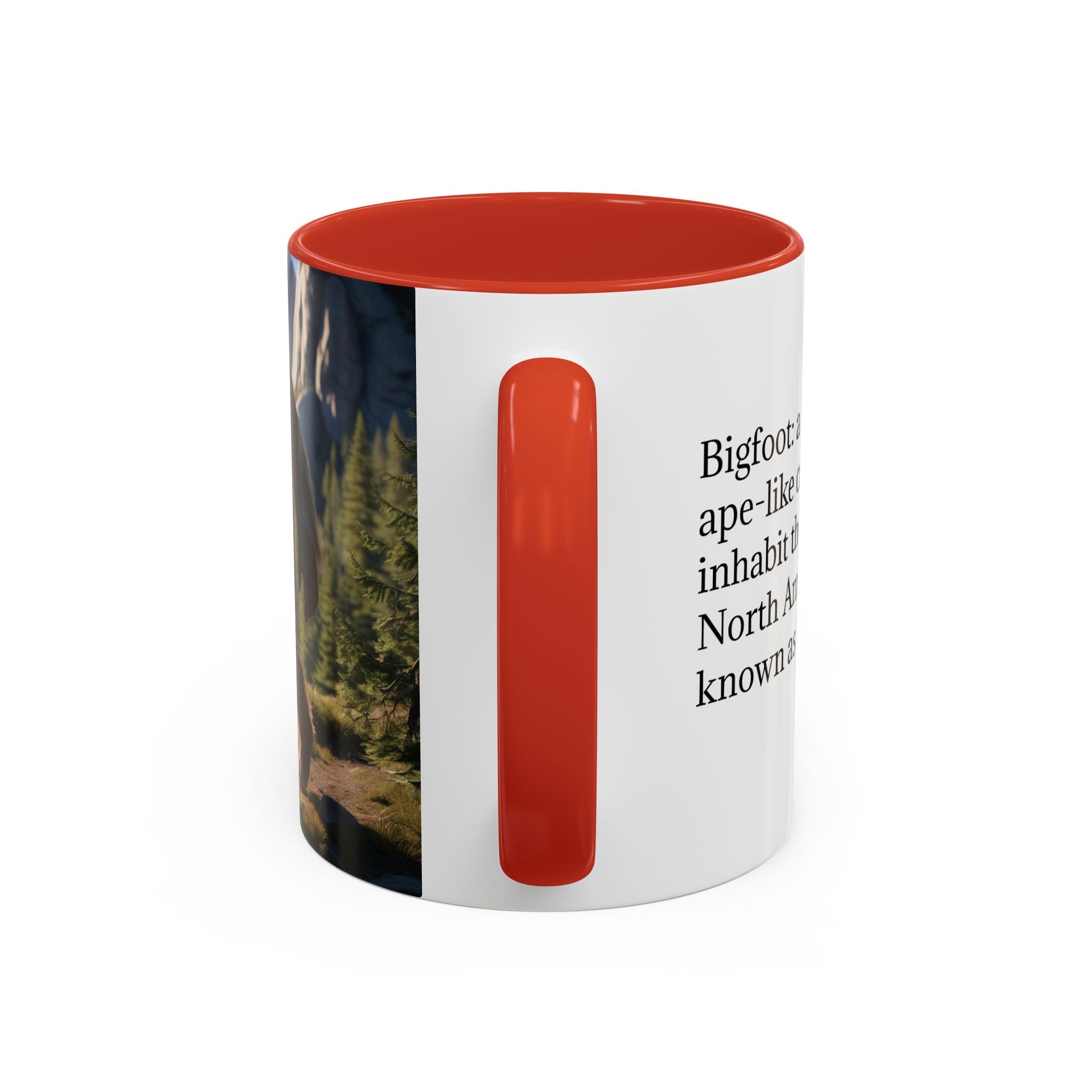 Bigfoot Coffee Cup: Sasquatch Coffee Mug, Pacific Northwest Cryptid, Mythical Creature