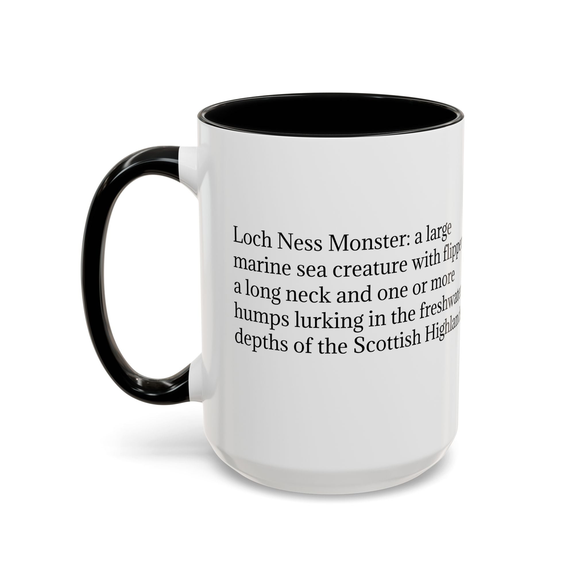 Loch Ness Monster: Nessie Coffee Mug, Mythical Sea Creature, Plesiosaurus Gift