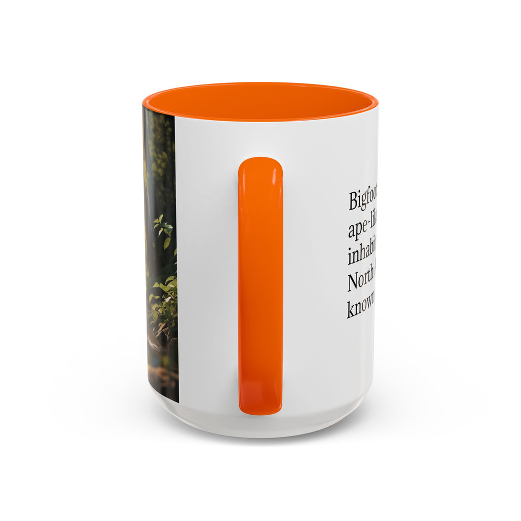 Bigfoot Coffee Mug: Sasquatch, Forest Cryptid, Mythical Creature, Camping Gift