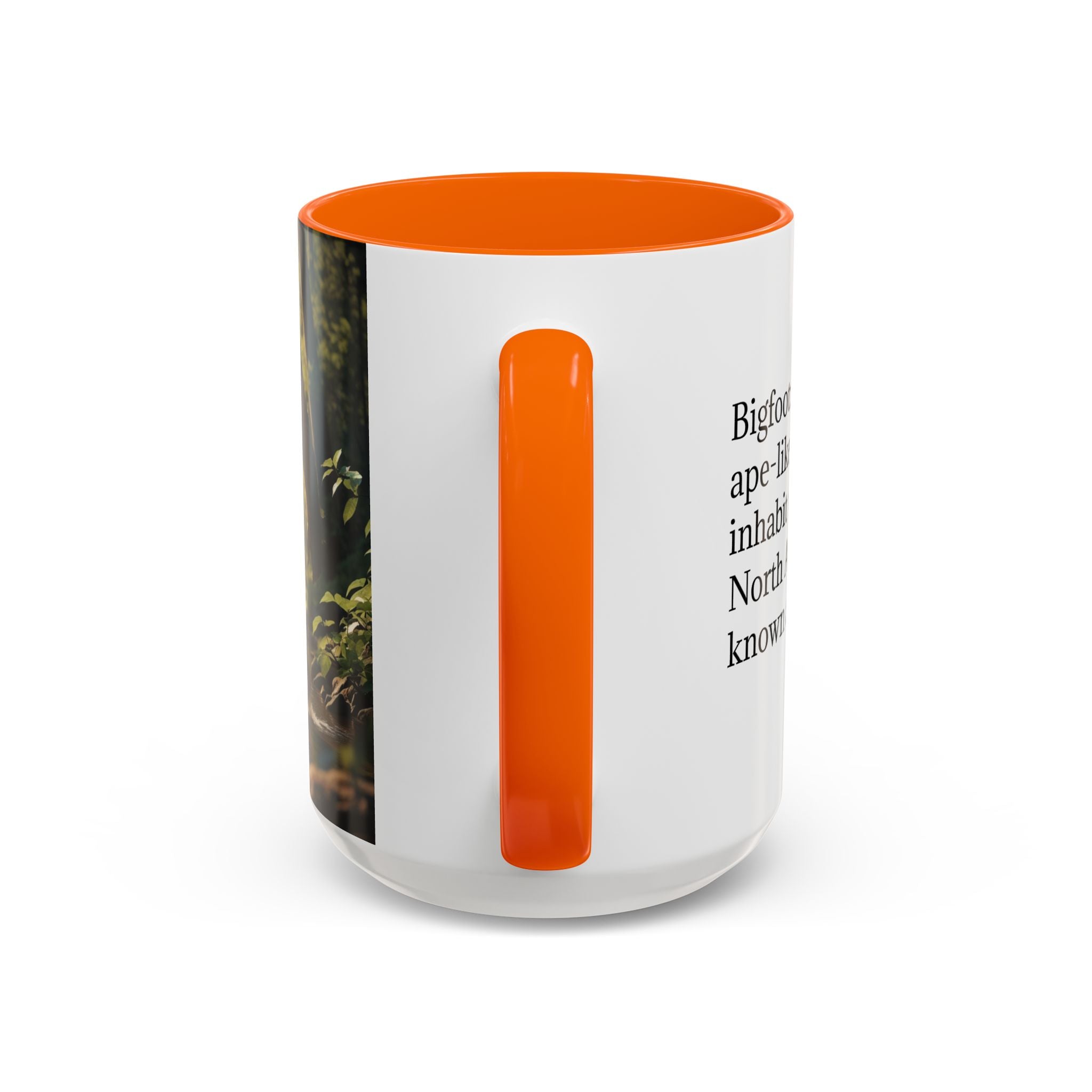 Bigfoot Coffee Mug: Sasquatch, Forest Cryptid, Mythical Creature, Camping Gift