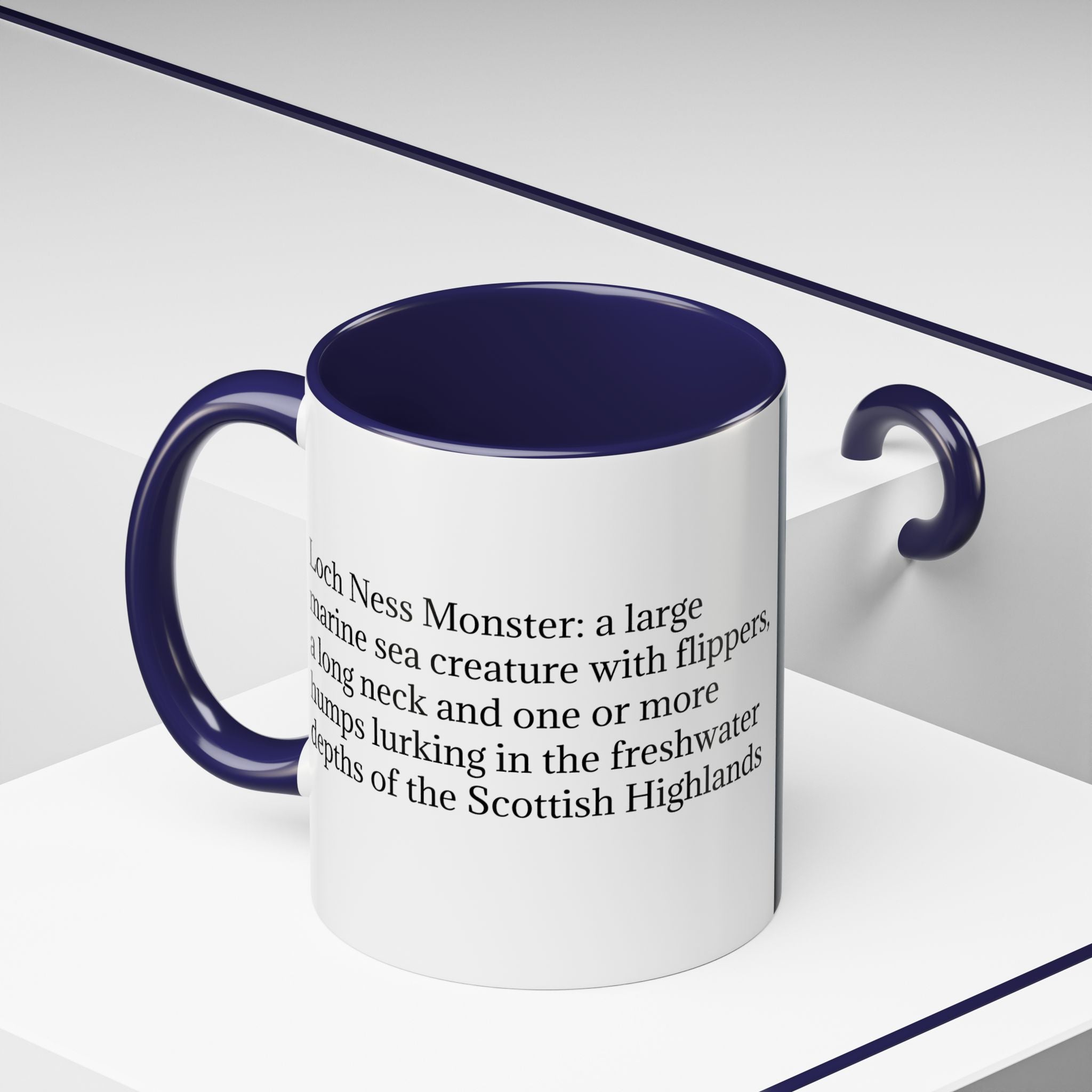 Loch Ness Monster Coffee Cup: Nessie Cryptid Gift, Scottish Sea Creature