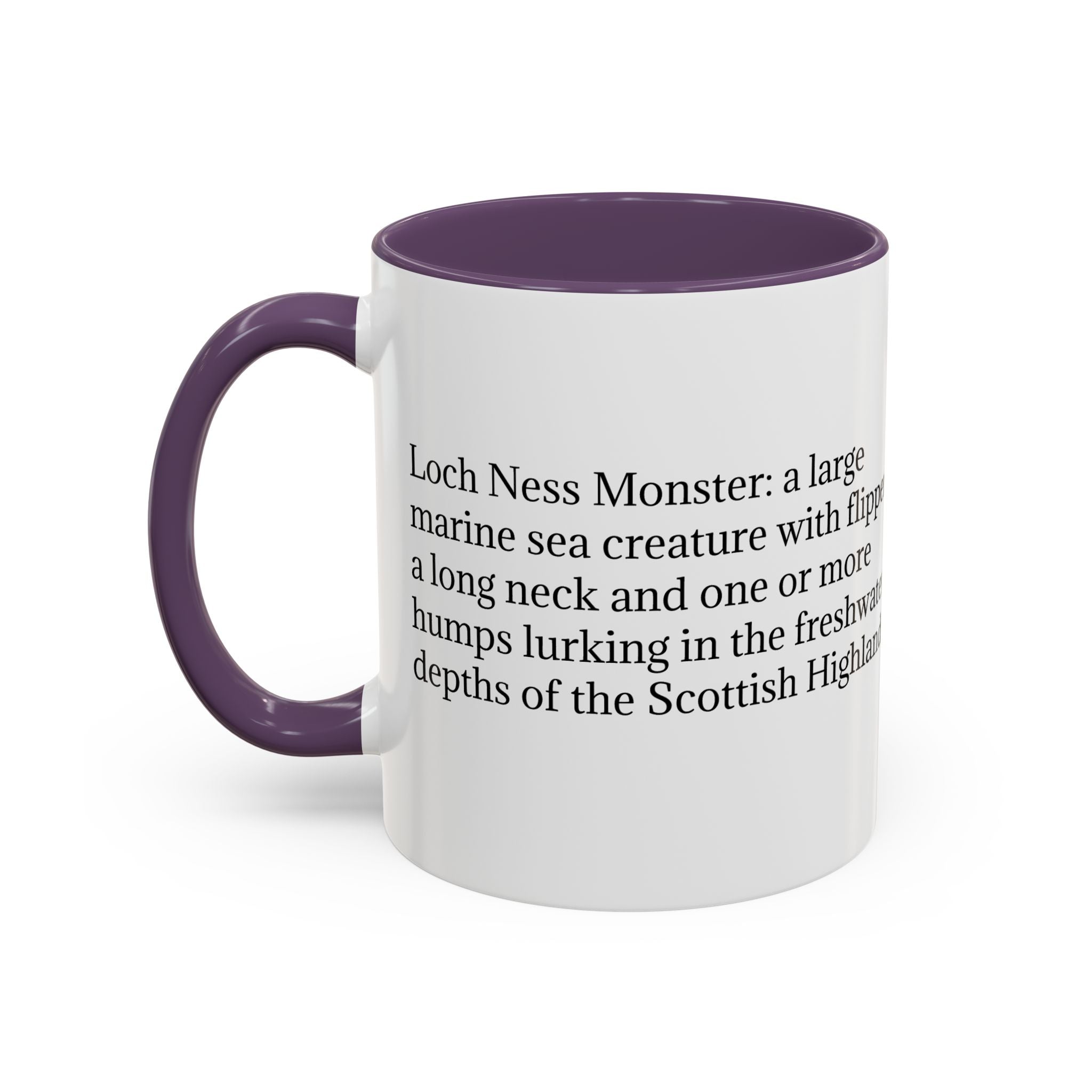 Loch Ness Monster: Nessie Coffee Mug, Mythical Sea Creature, Plesiosaurus Gift