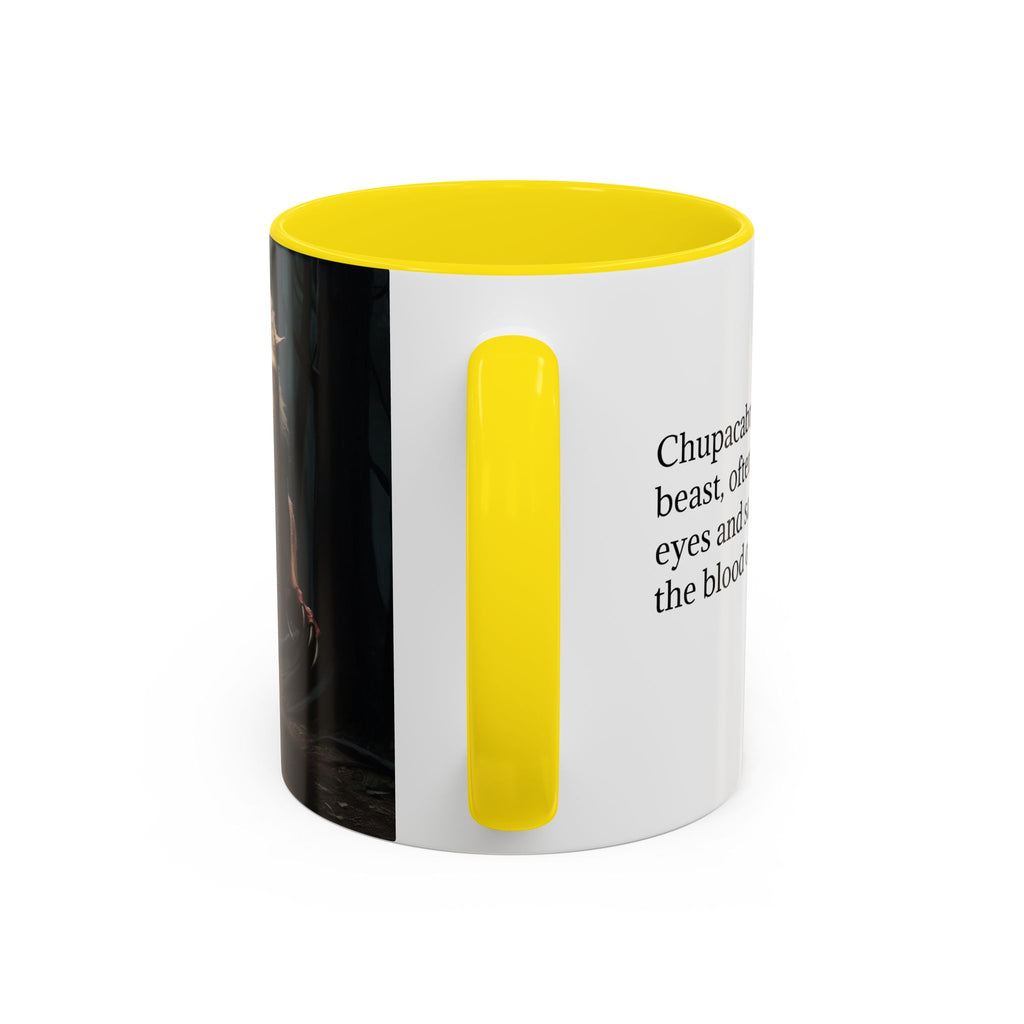 Chupacabra Coffee Mug: Supernatural Beast, Mexican Folklore Gift, Mythical Canine Cryptid