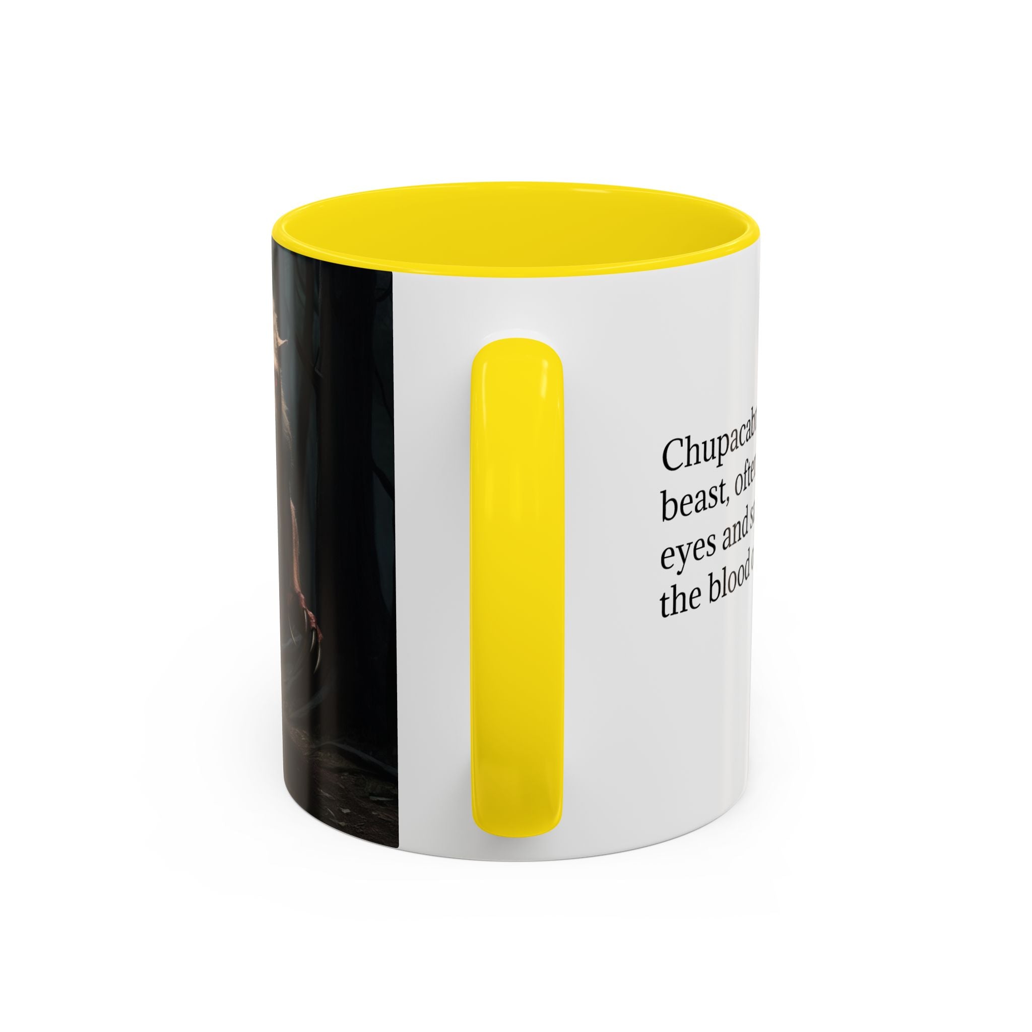Chupacabra Coffee Mug: Supernatural Beast, Mexican Folklore Gift, Mythical Canine Cryptid