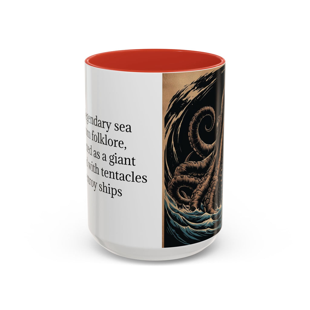 Kraken Coffee Mug: Giant Squid Coffee Cup, Sea Creature, Mugs for Men