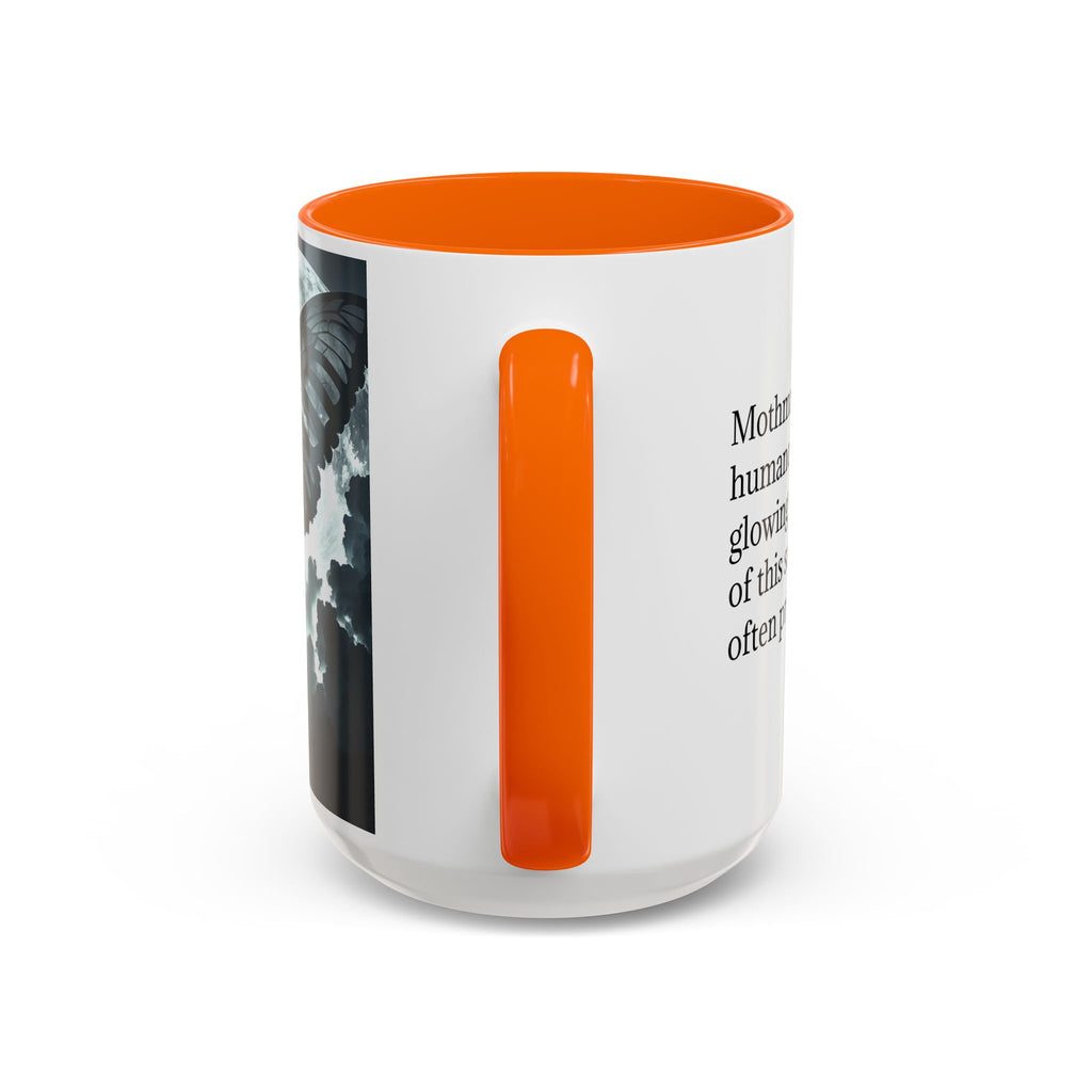Mothman Coffee Mug: Supernatural Cryptid, Legendary Monster, Mugs for Men (Moon)