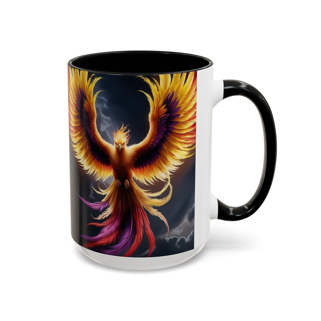 Phoenix Coffee Mug: Mythical Firebird Ceramic Cup, Fantasy Mug, Legendary Creature