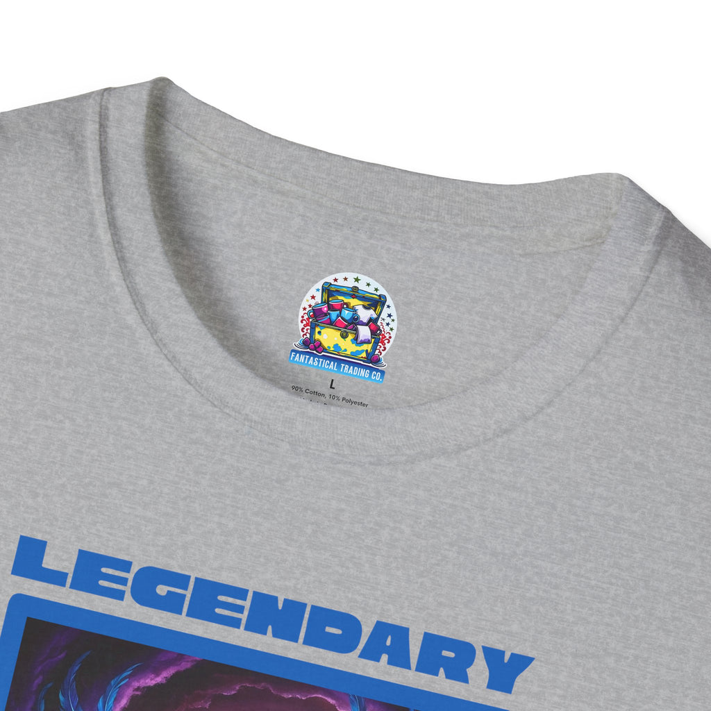 Phoenix Shirt: Rise from the Ashes, Soft Cotton T-Shirt, Legendary Graphic Tee (Blue)
