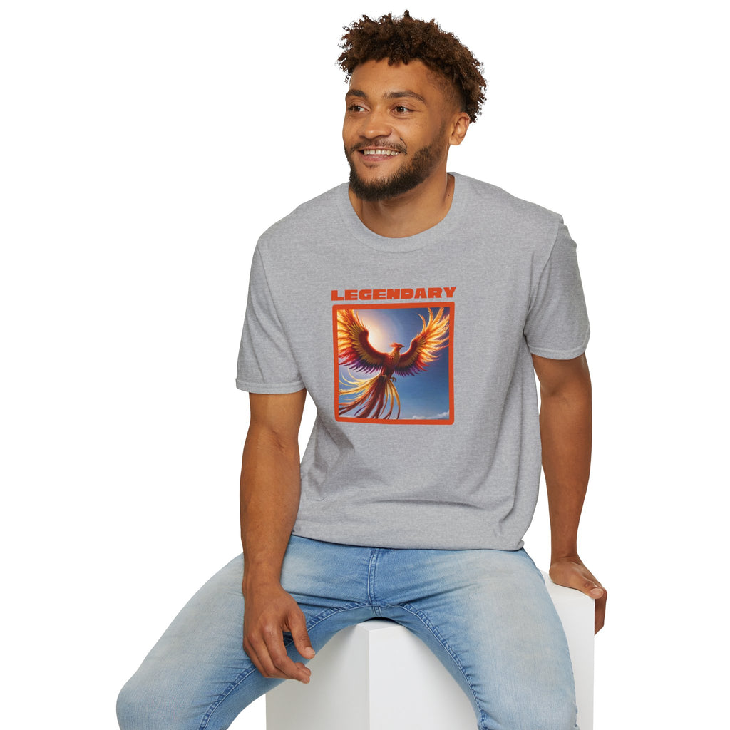 Phoenix Shirt: Legendary Bird Graphic Tee, Phoenix Rising, Mythical Creature Tshirt