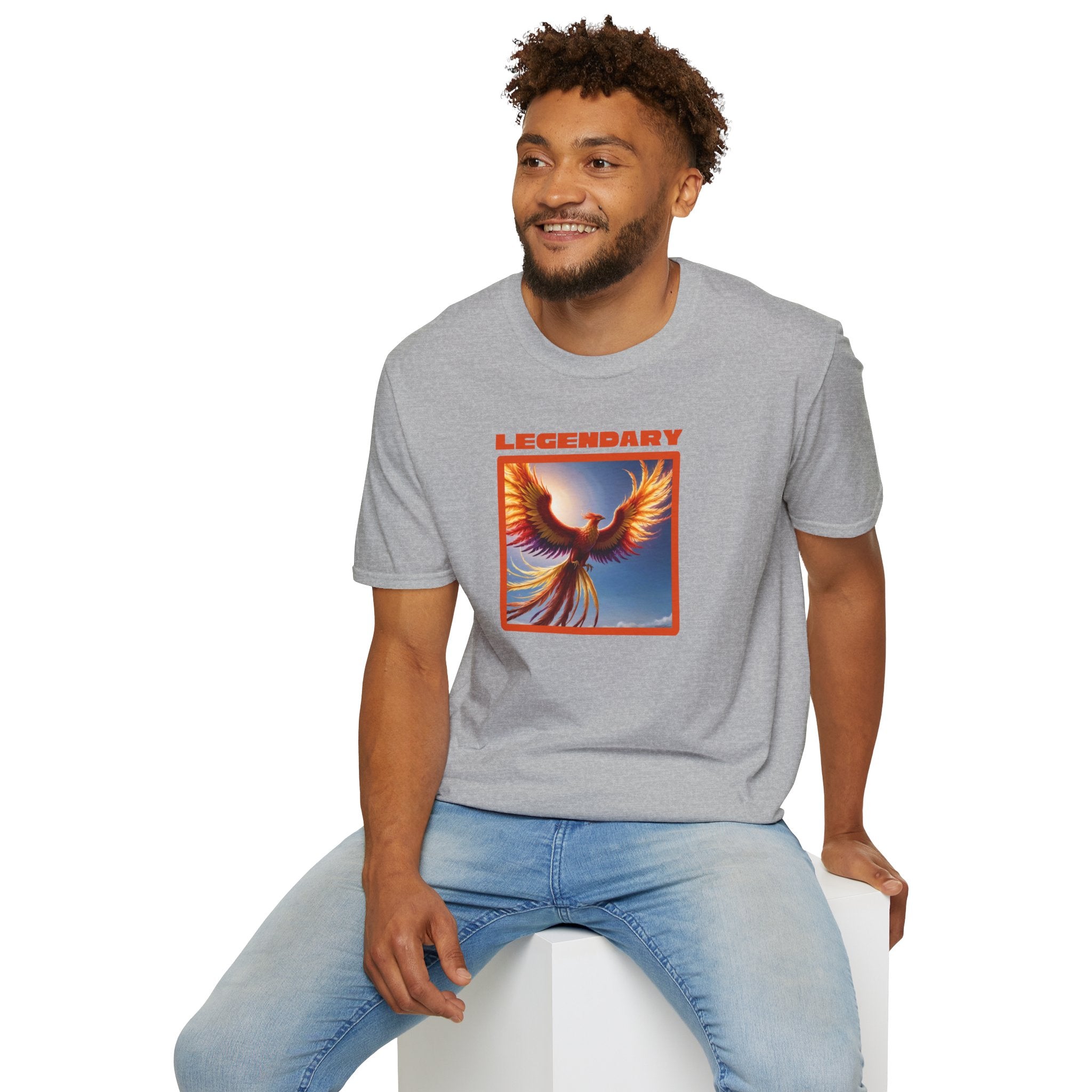 Phoenix Shirt: Legendary Bird Graphic Tee, Phoenix Rising, Mythical Creature Tshirt