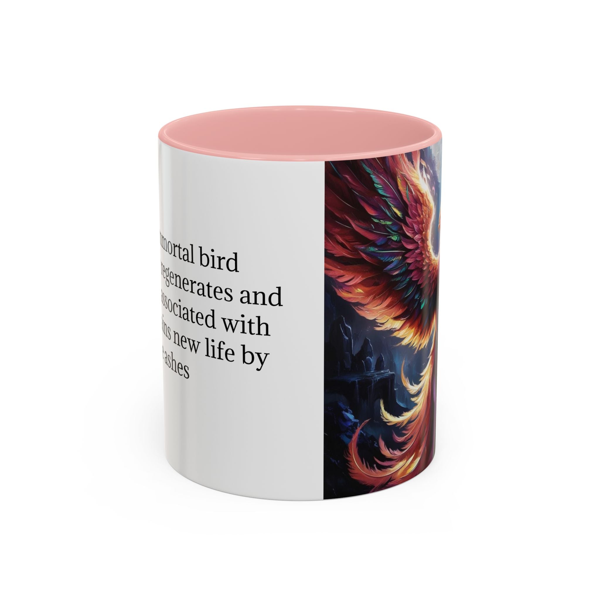 Phoenix Rising Coffee Mug: Firebird, Legendary Creature Coffee Cup, Gift for Women
