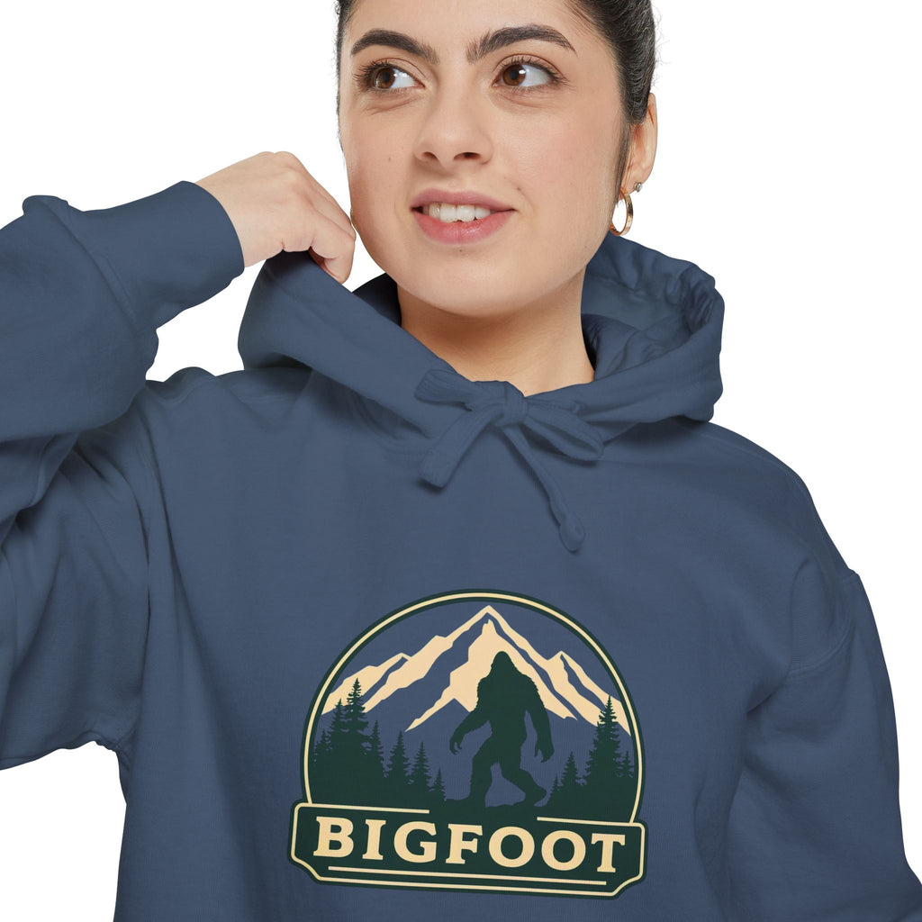 Sasquatch Hoodie - Comfort Colors® | Bigfoot Sweatshirt, Hiking Gift for Nature Lovers, Cozy Unisex Pullover