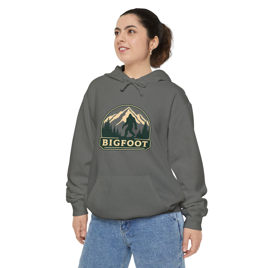 Sasquatch Hoodie - Comfort Colors® | Bigfoot Sweatshirt, Hiking Gift for Nature Lovers, Cozy Unisex Pullover