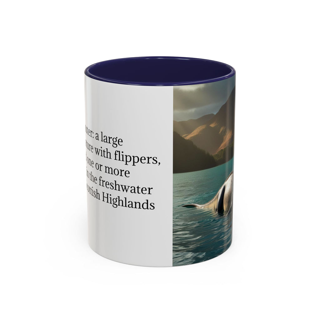 Loch Ness Monster Coffee Mug: Nessie Cryptid Gift, Scottish Sea Creature