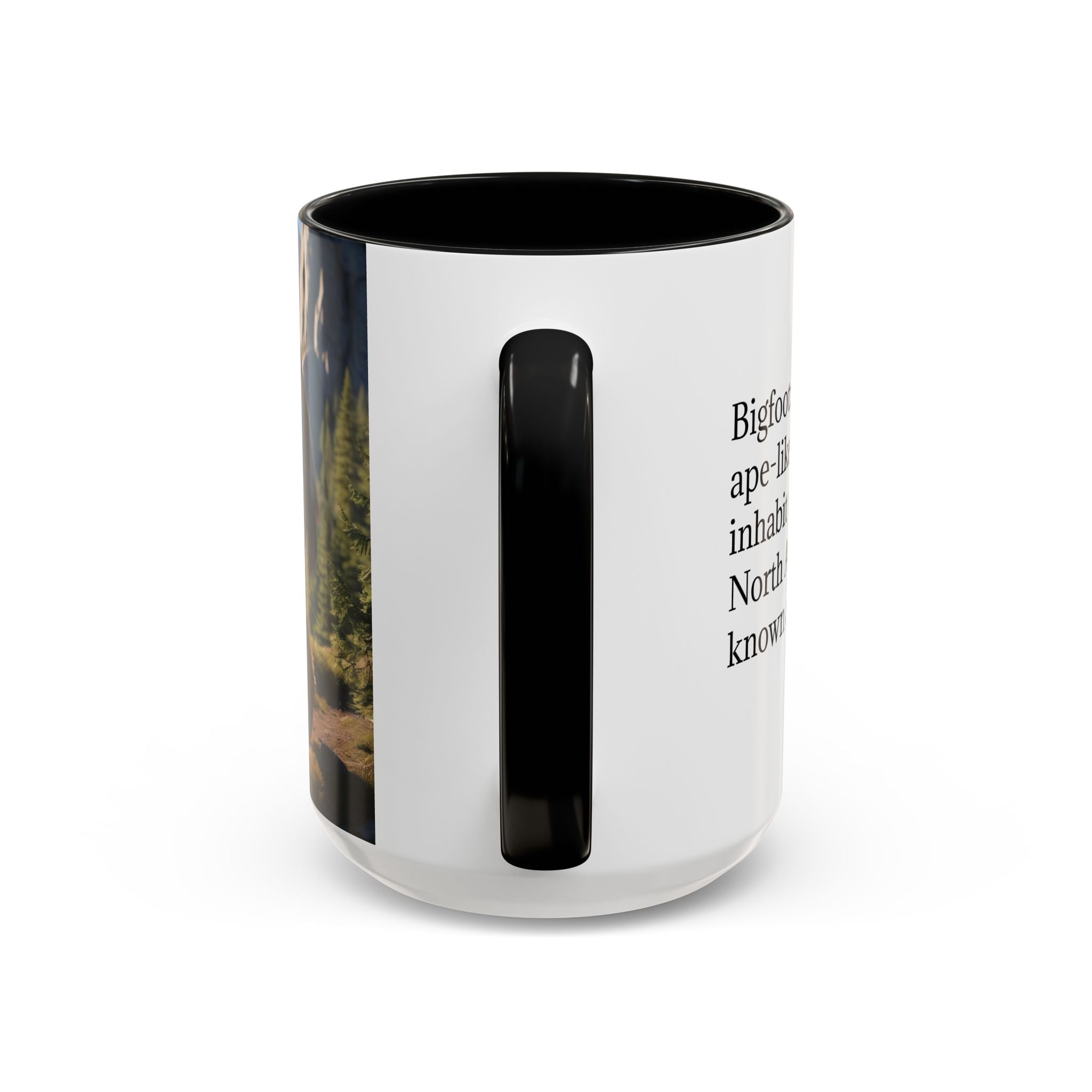 Bigfoot Coffee Cup: Sasquatch Coffee Mug, Pacific Northwest Cryptid, Mythical Creature