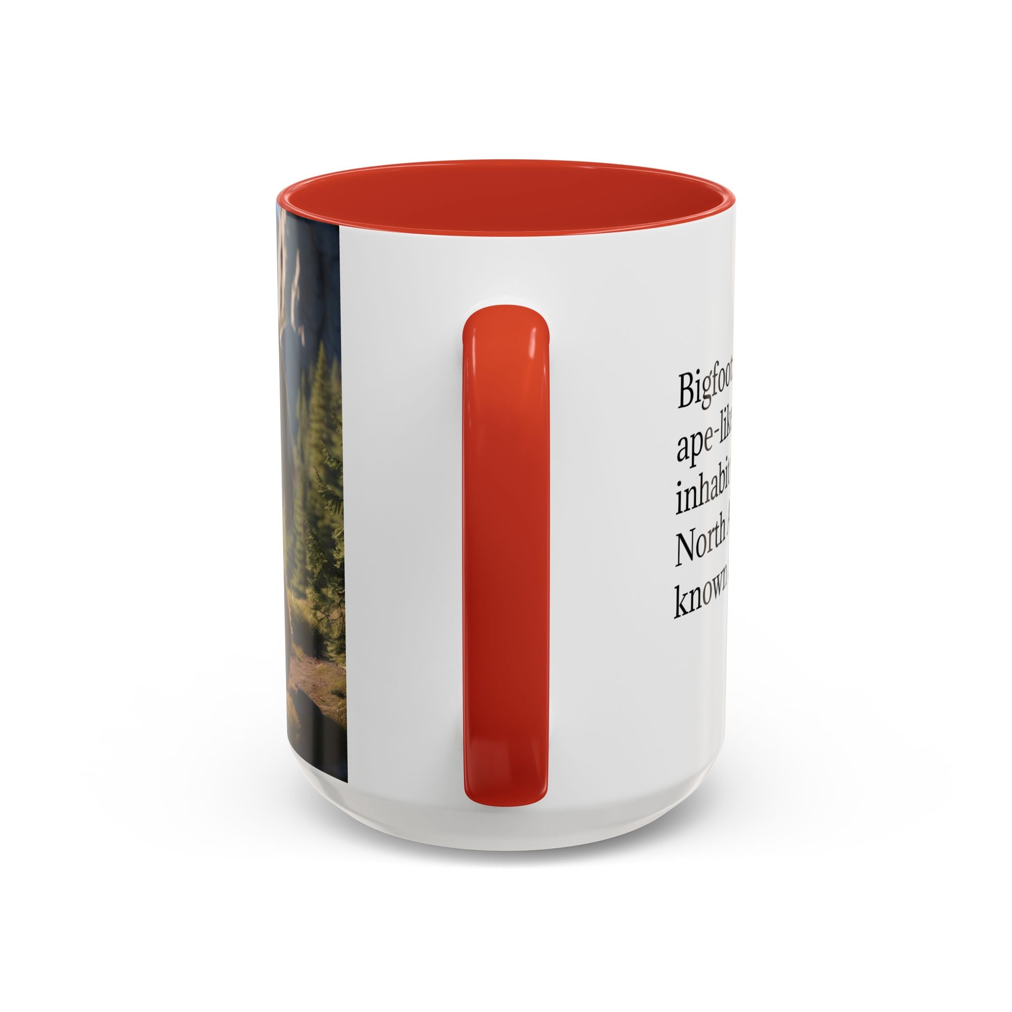Bigfoot Coffee Cup: Sasquatch Coffee Mug, Pacific Northwest Cryptid, Mythical Creature