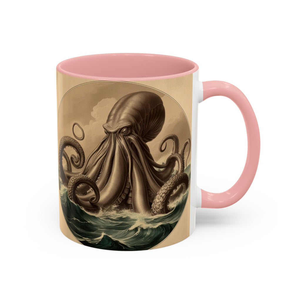 Kraken Coffee Cup: Giant Squid Coffee Mug, Mugs for Men, Mythical Creature