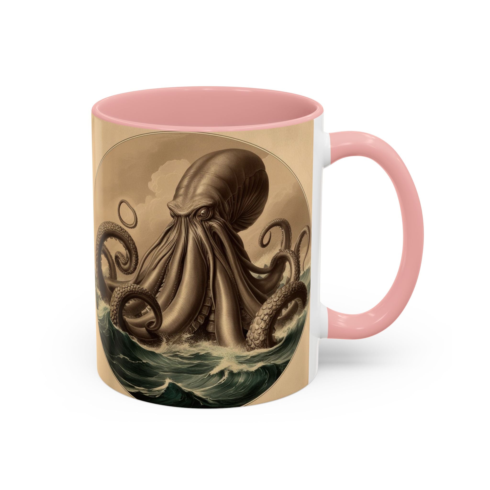 Kraken Coffee Cup: Giant Squid Coffee Mug, Mugs for Men, Mythical Creature