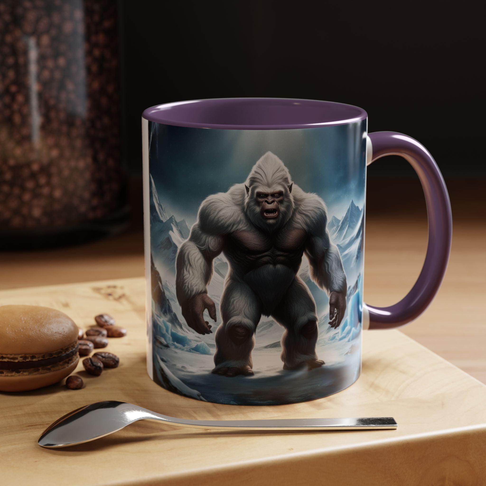 Yeti Coffee Mug: Abominable Snowman, Sasquatch Camping Gift, Himalayan Mountain Cryptid