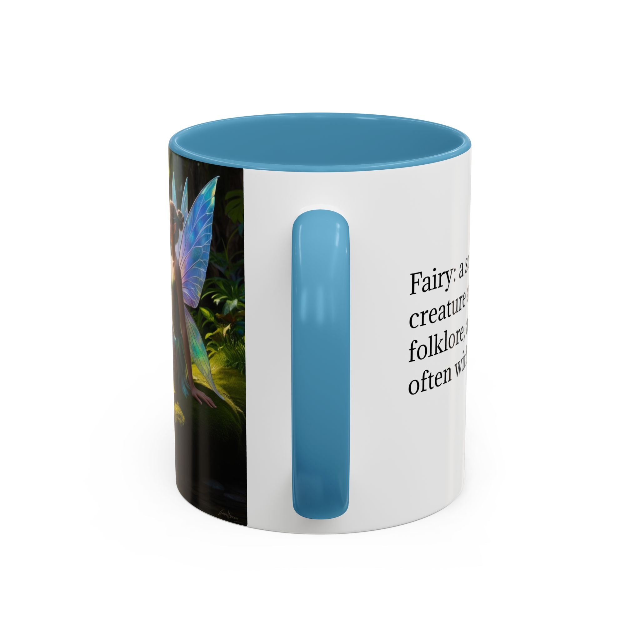 Fairy Garden Mug: Enchanted Forest Coffee Cup, Cottagecore Fantasy Gift