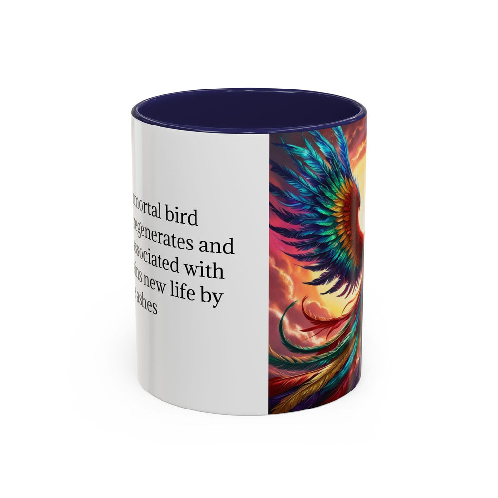 Phoenix Bird Coffee Cup: Mythical Creature, Firebird Coffee Mug, Rise from the Ashes