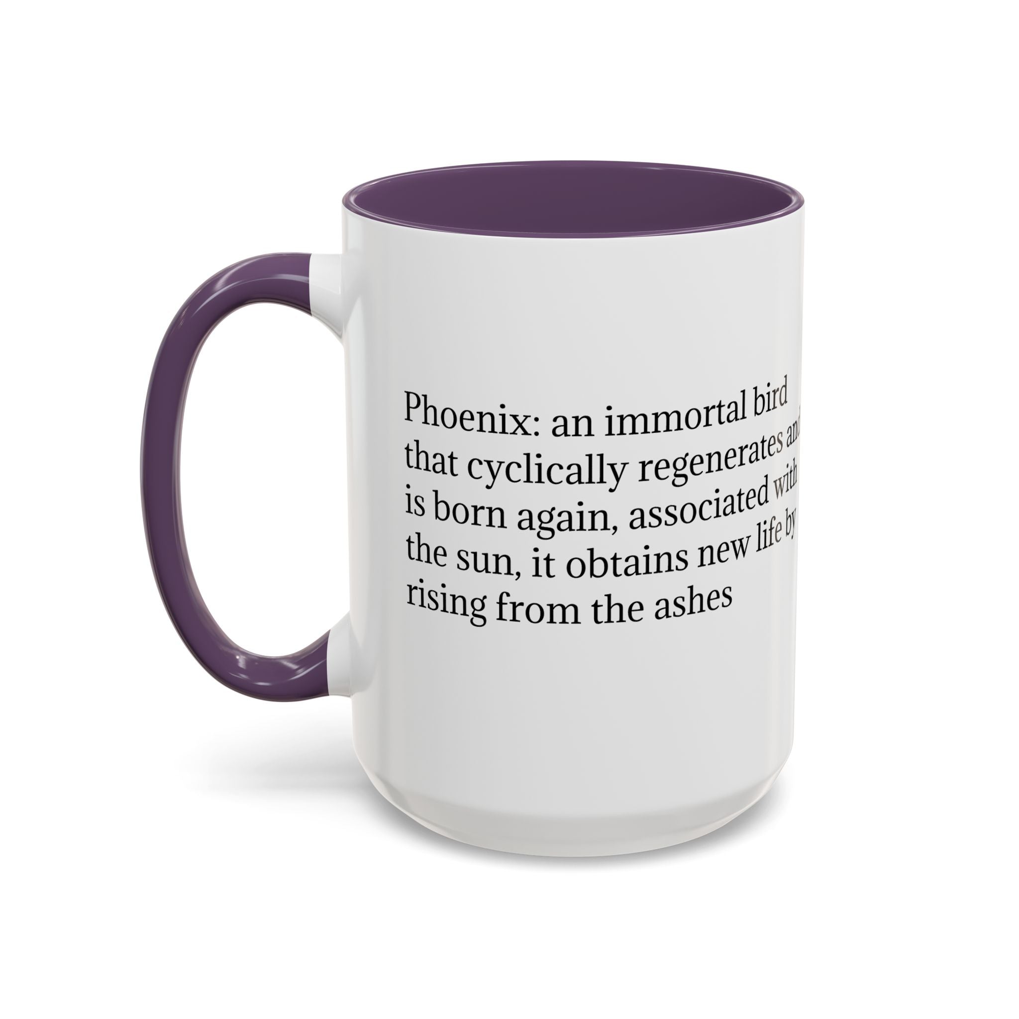 Phoenix Bird Coffee Cup: Mythical Creature, Firebird Coffee Mug, Rise from the Ashes