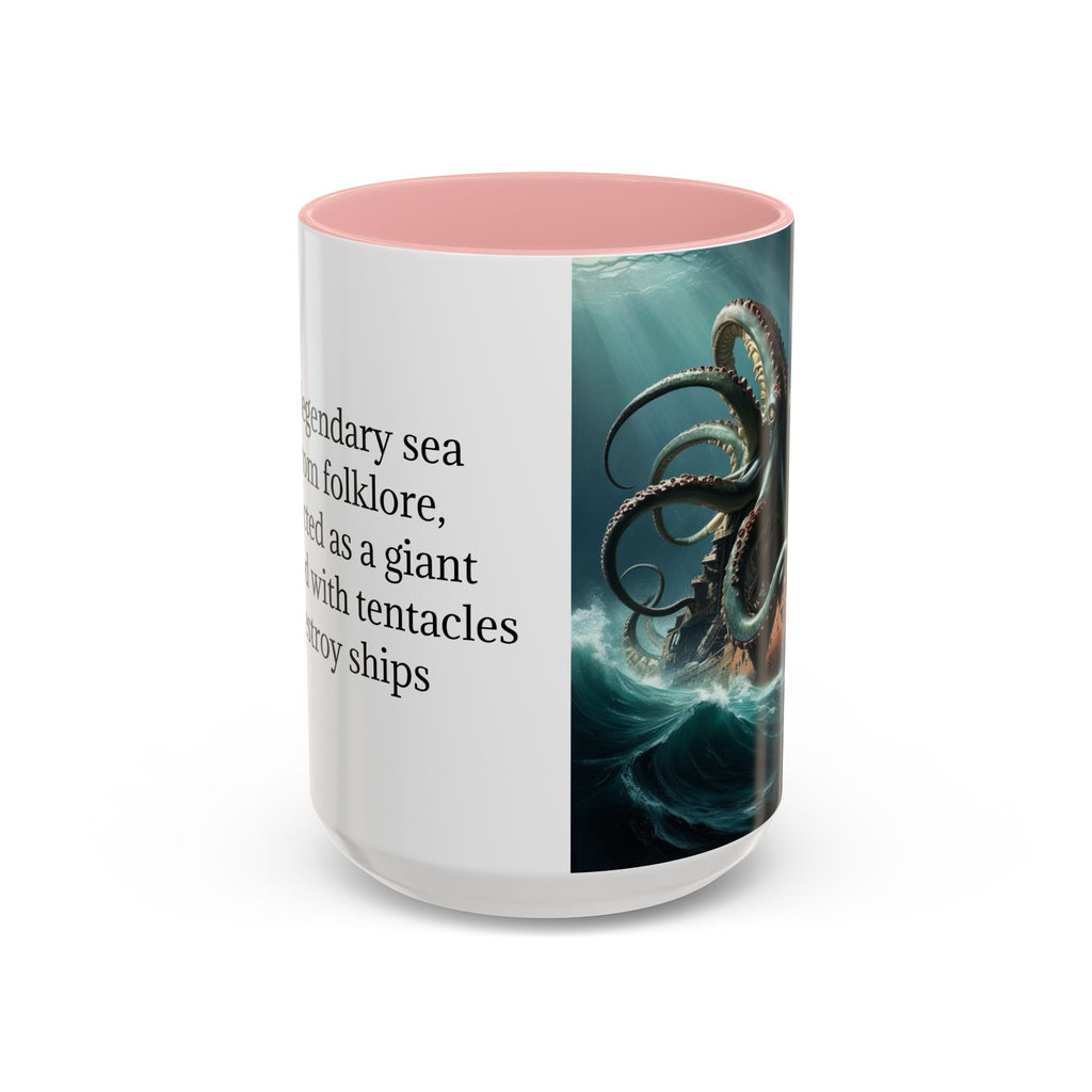 Kraken Coffee Mug: Giant Squid Coffee Cup, Legendary Monster, Nautical Gift